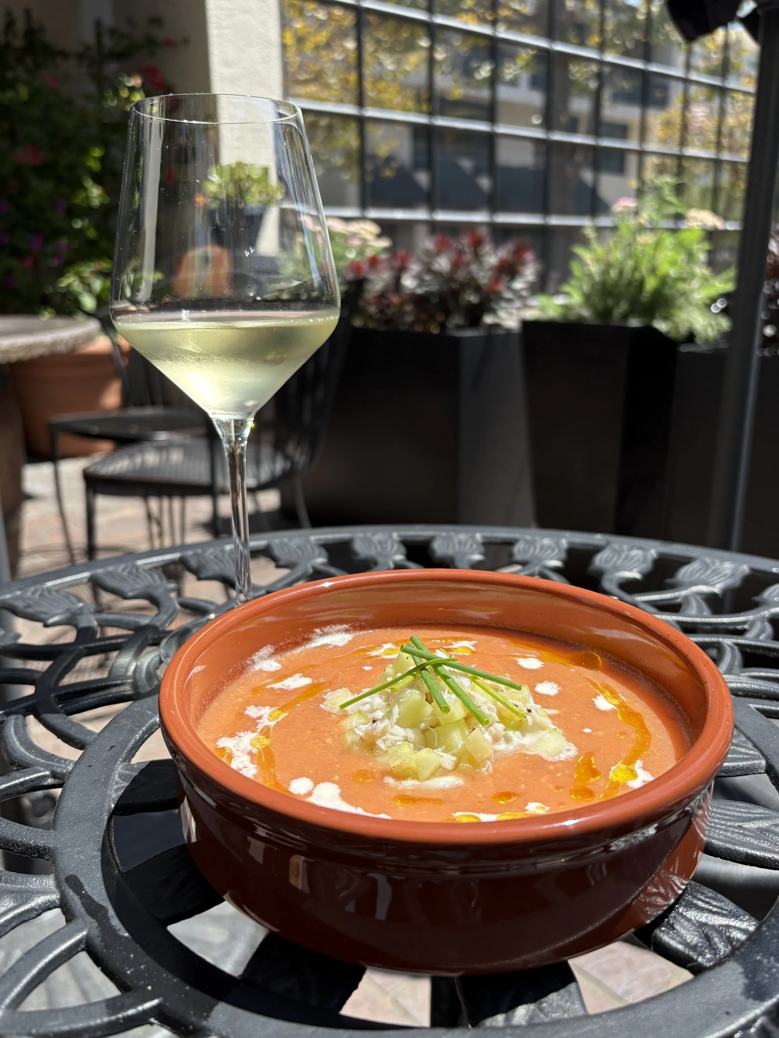 Crab Gazpacho & Vinho Verde