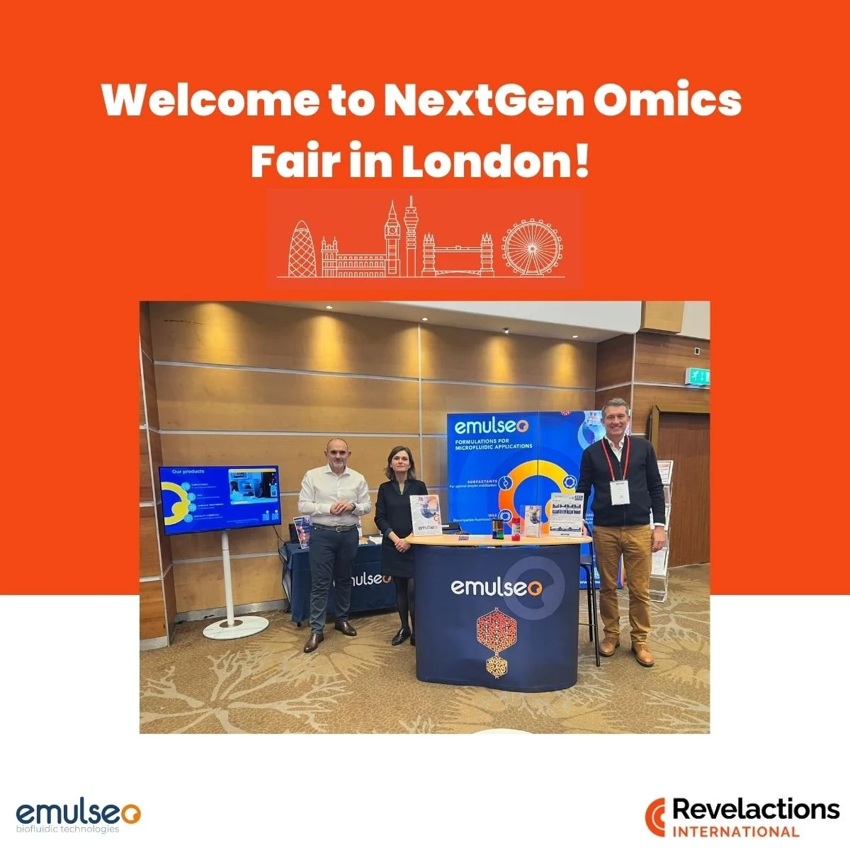 🟠 Revelactions aux côtés d’Emulseo à NextGen Omics 