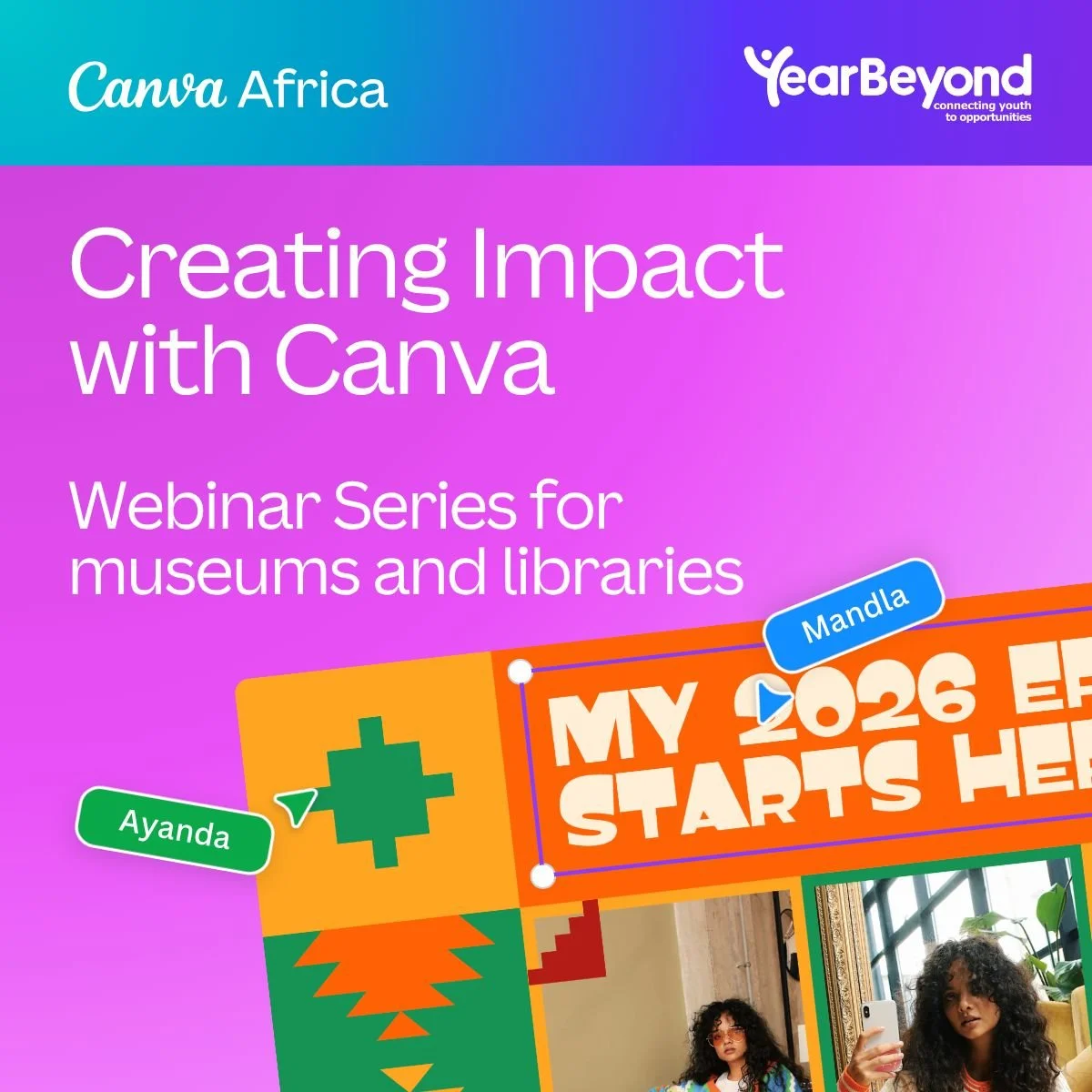Canva Africa and YeBo collaborate to support libraries and museums with new digital tools for content creation