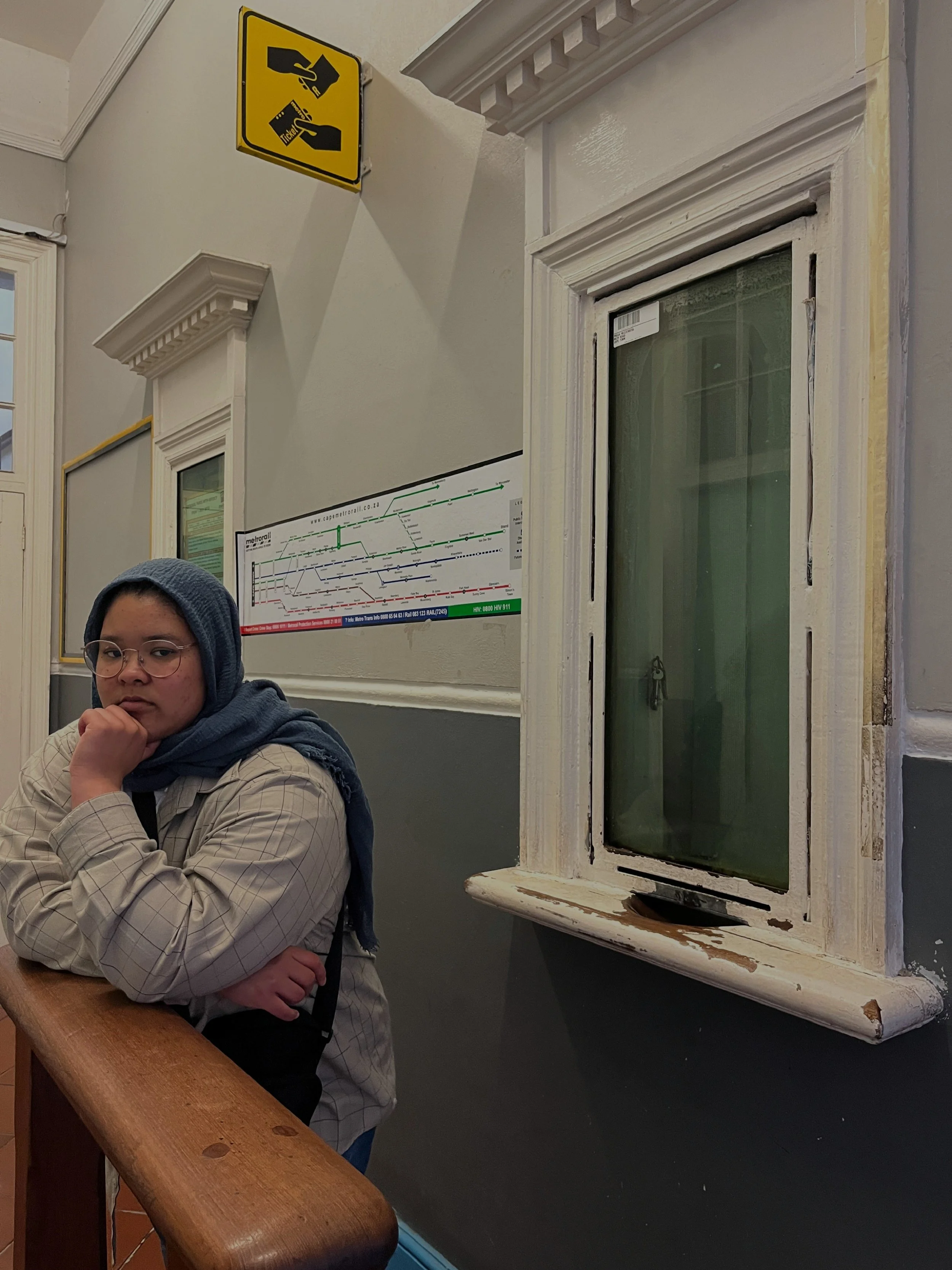 The train isn’t running today. Another closed path. The choice is clear: turn back or keep moving forward.