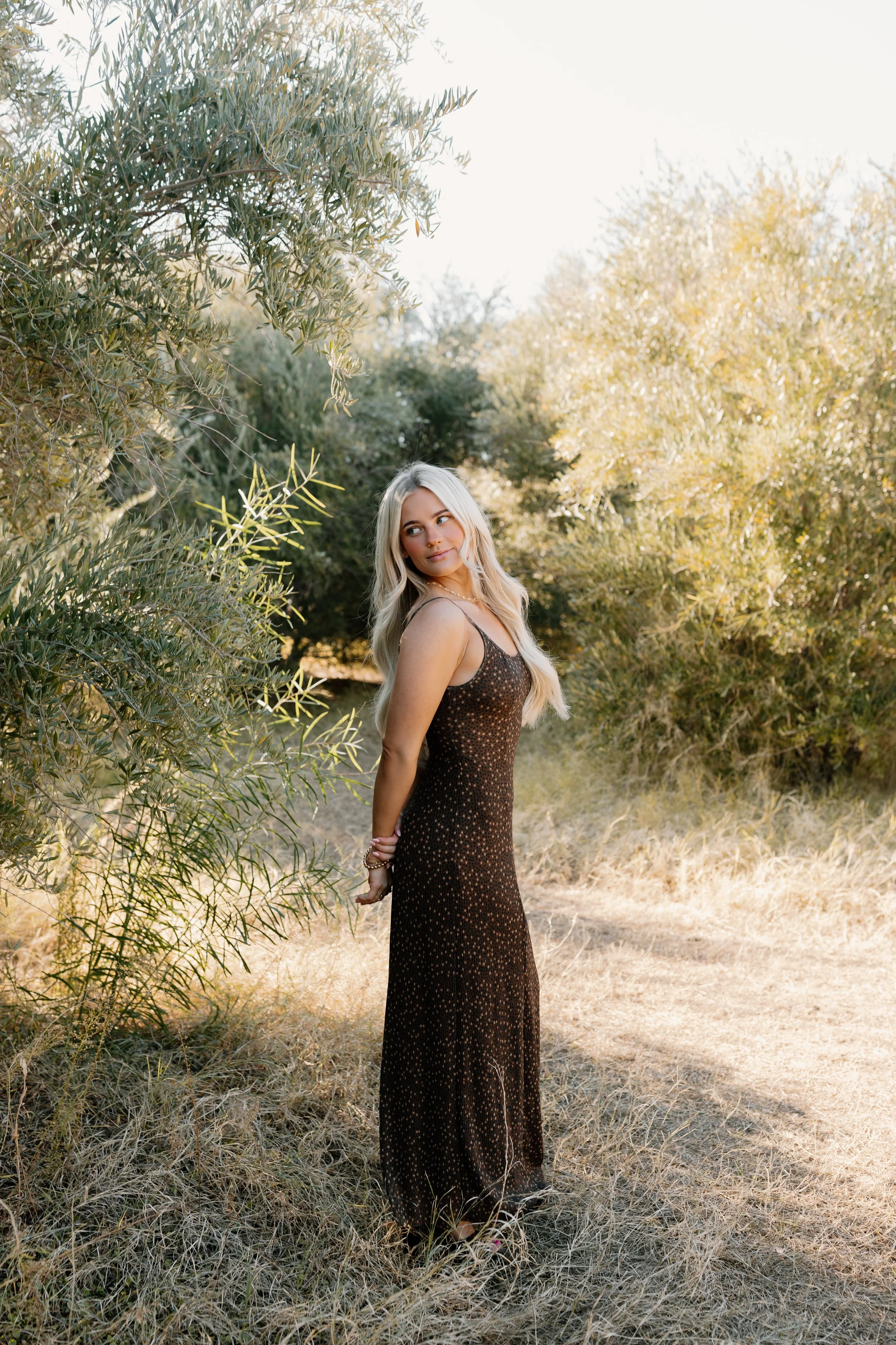 Senior girl portrait in downtown Chandler Arizona for senior photography session
