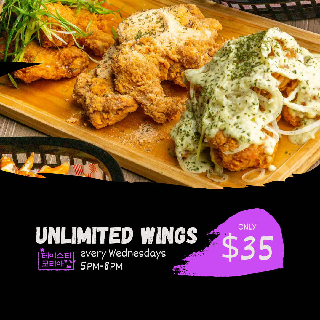 Specials — Tasty Korea Chicken Hobart Korean BBQ Restaurant