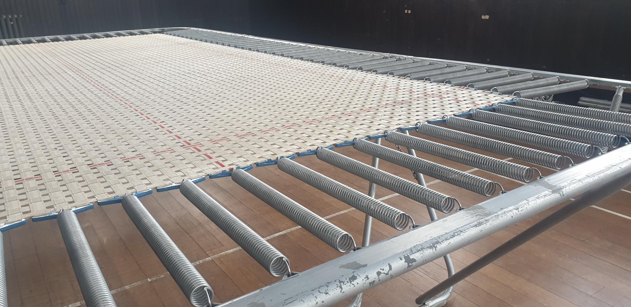 Re-sprung Trampoline