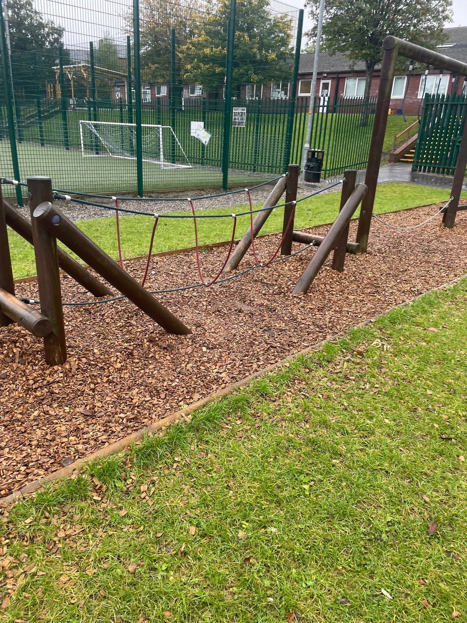 Refurbished trim Trail with New Woodchip Surface