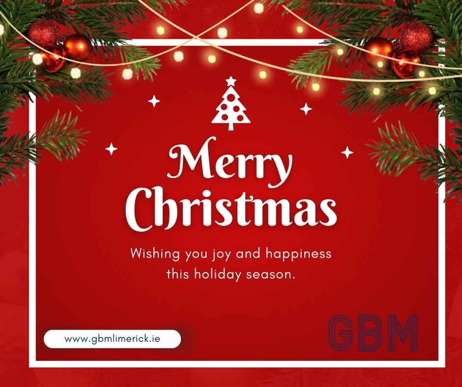 A very Merry Christmas from all of us here at GBM.

Our Christmas Closure this year starts at 5:30pm on Thursday 21st December until 9:00am on Tuesday 2nd January.

Pop in to check out the perfect Christmas gift. 

#christmas #christmasclosing #openi