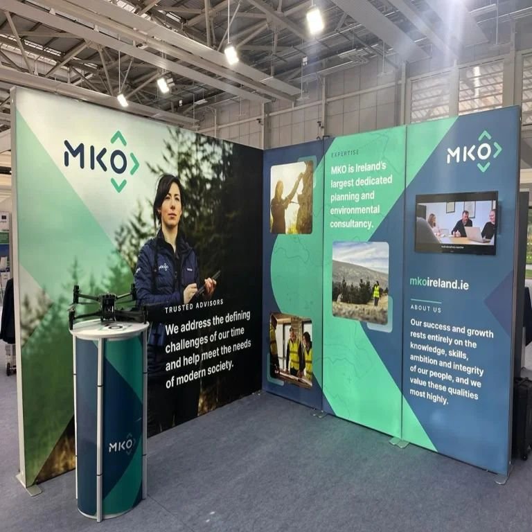 Best of luck to our clients MKO.
Exhibiting at the inaugural Wind Energy Ireland Conference.
11th &amp; 12th.

See what light does for a expo stand .. 💡

Made by @gbmlimerick for our @just_exhibit brand

We make it so you can just exhibit 💪