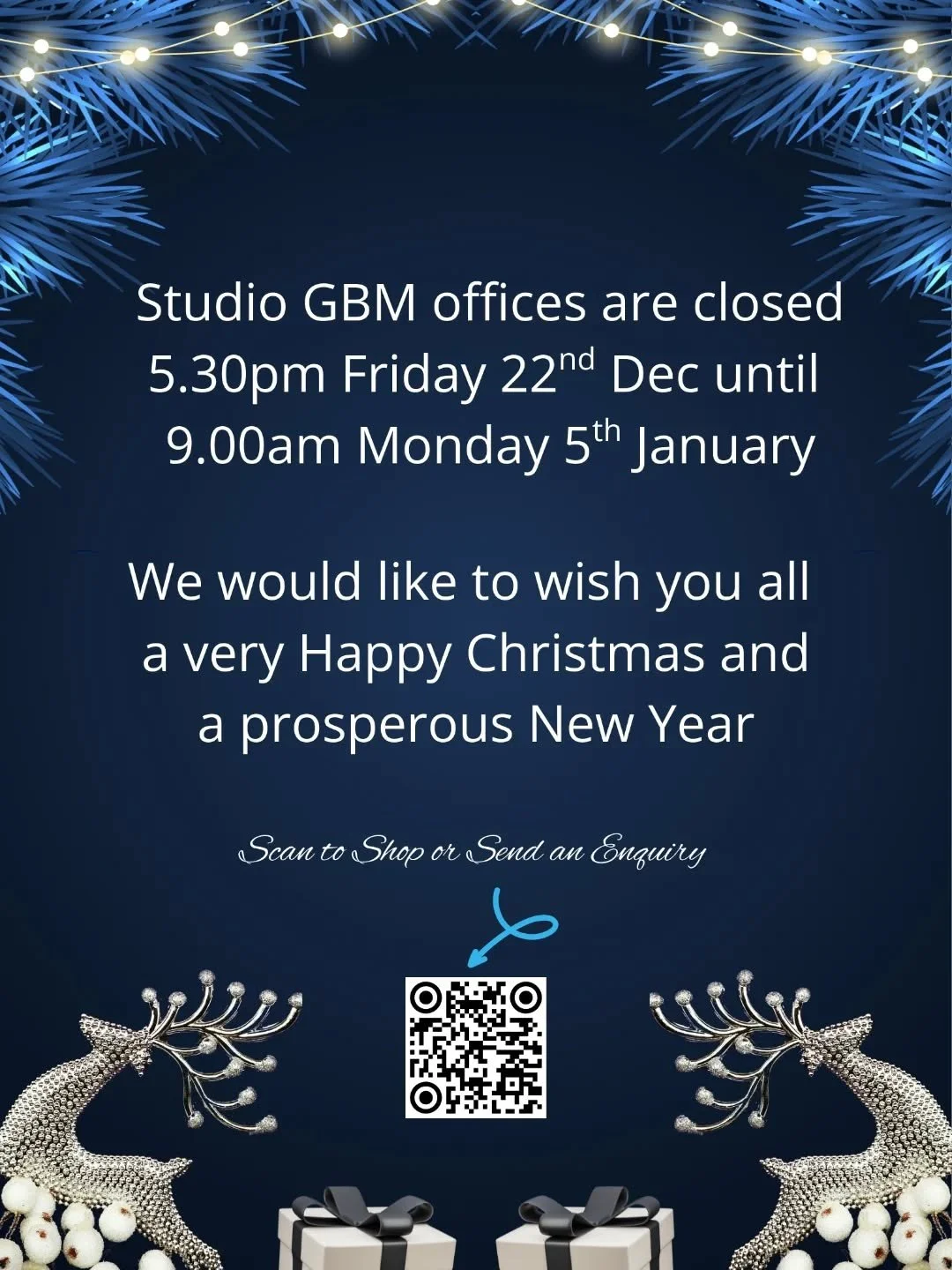 Happy Christmas everyone and we look forward to seeing you all in the New Year 🎄