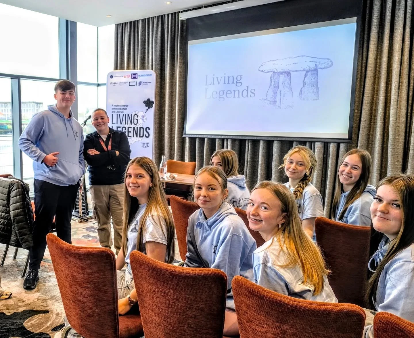 The launch of an anthology of creative works by the Living Legends project participants from Belfast and Limerick.

A cross border creative youth project from @narrative4ireland.

Supported by
@creativeireland 
@niyouthforum

A Shared Island Initiati