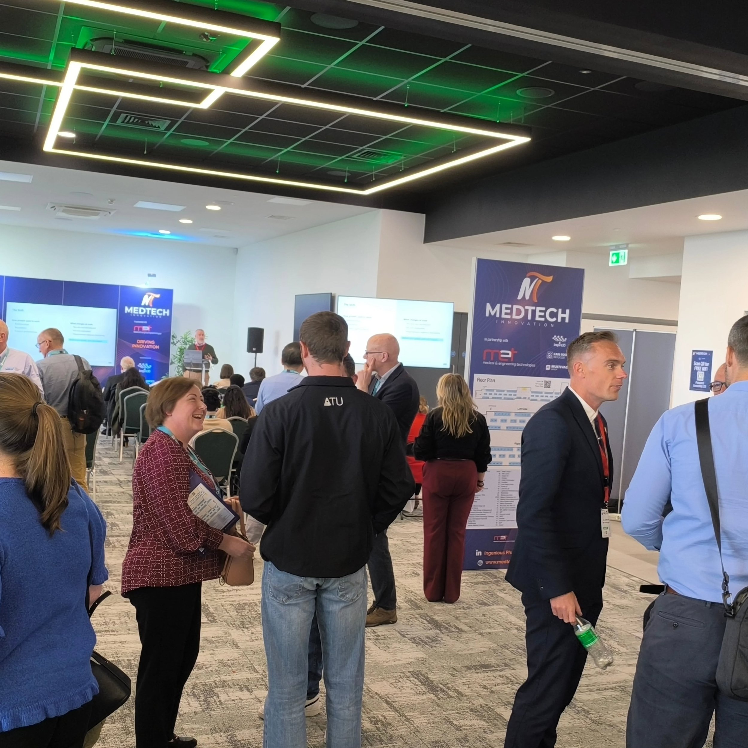 Our first build and break down in the new Dexcom Stadium in Galway today for some of our lovely clients exhibiting at the busy MEDTECH Innovation event.

It's a nice change to work outside Dublin .. and this is a great event space ! Well organised, w
