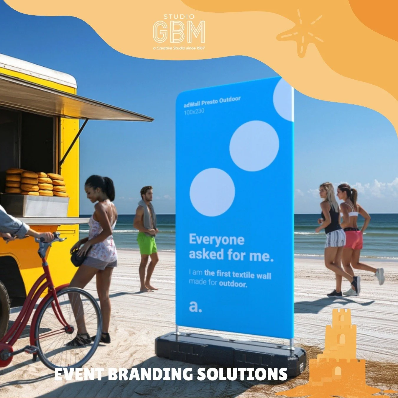 Are You Summer Ready?

Need a smarter way to create space, privacy, or branding at your next event?
Our water-base fabric zipper wall is the first of its kind, designed for flexibility, impact, and ease of use. It even folds into its own base for sim
