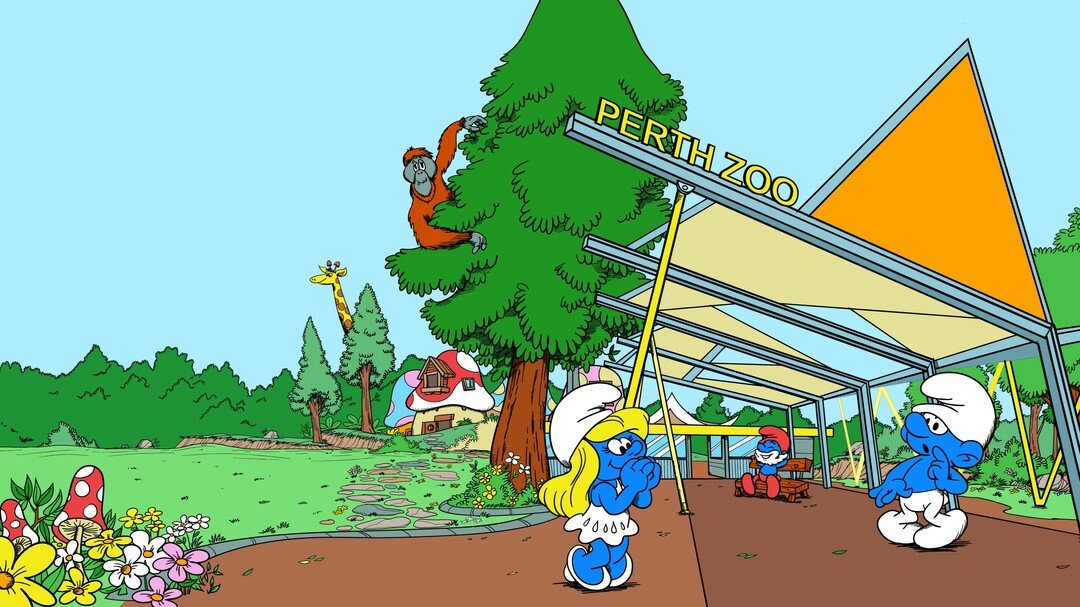 Here's a Smurfs ad I illustrated for a billboard at the Perth Zoo a while back, was nice to step into the great Belgian illustrator Peyo for this one! 
Les Schtroumpfs if you prefer
#smurfs #illustration #perthzoo #advertising #zoo #smurf #illustrato