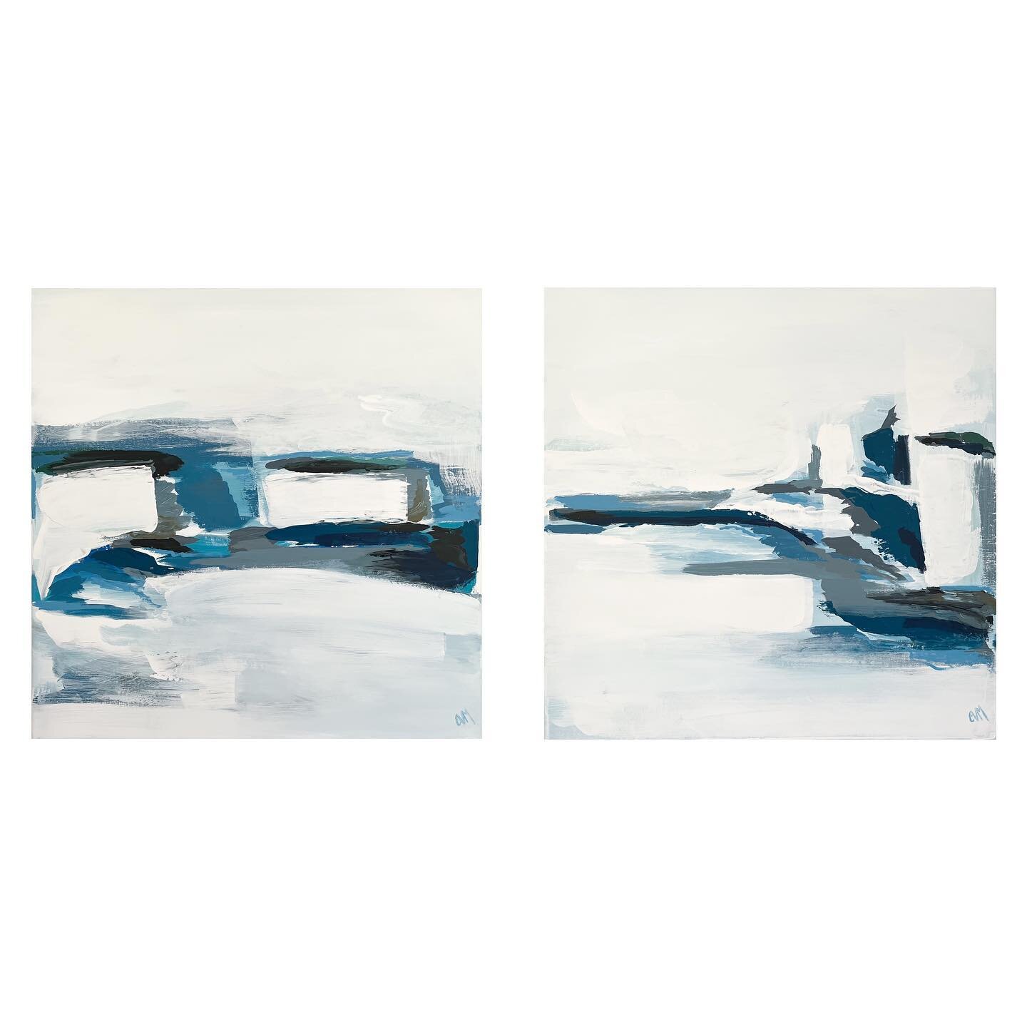 Old Harry Rocks, Dorset, I &amp; II |  60x60 cm