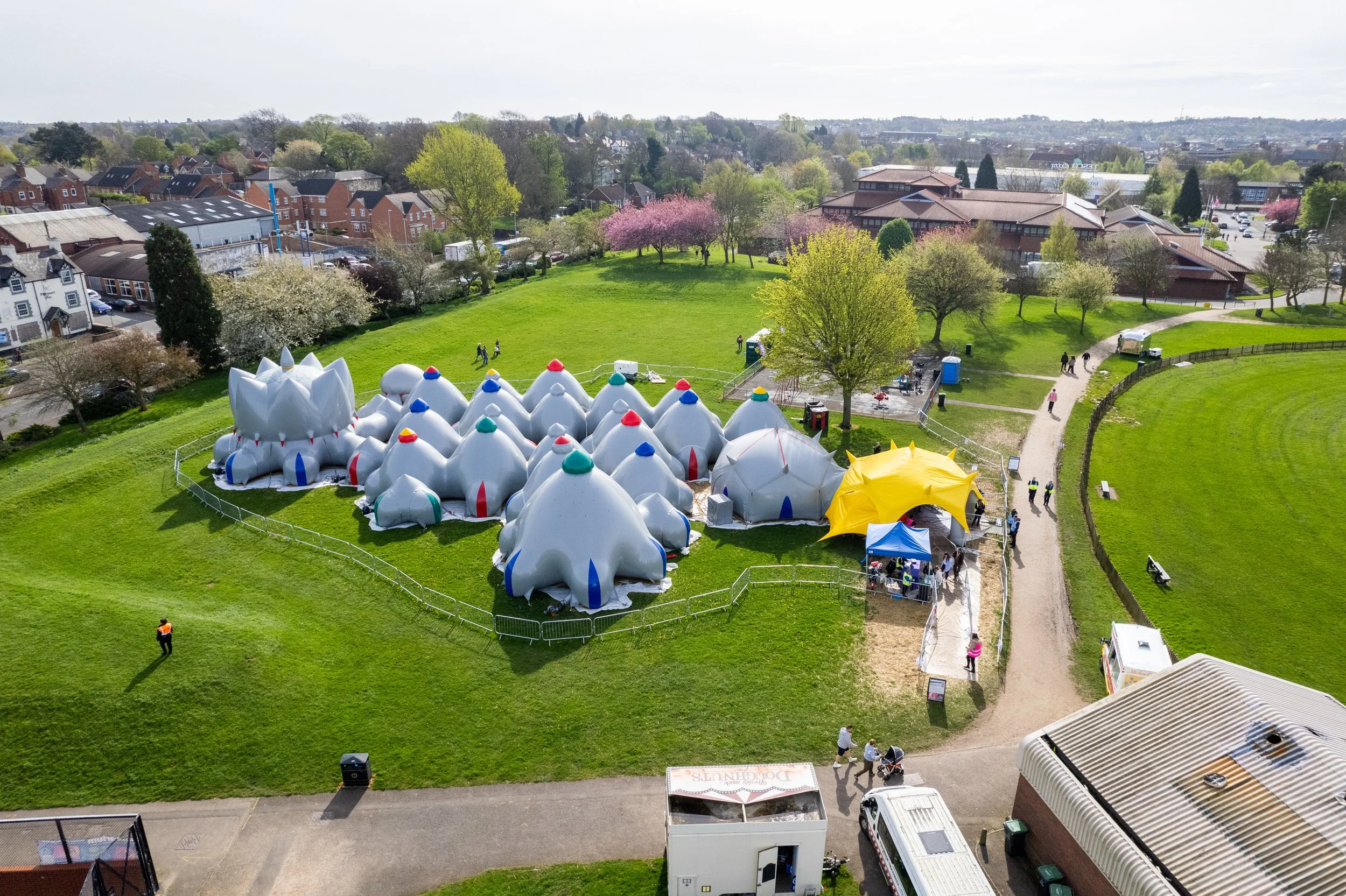 Luminarium - aerial photos 