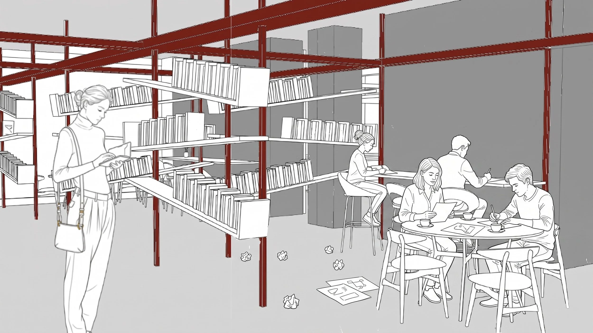 Internal View of Reading Space