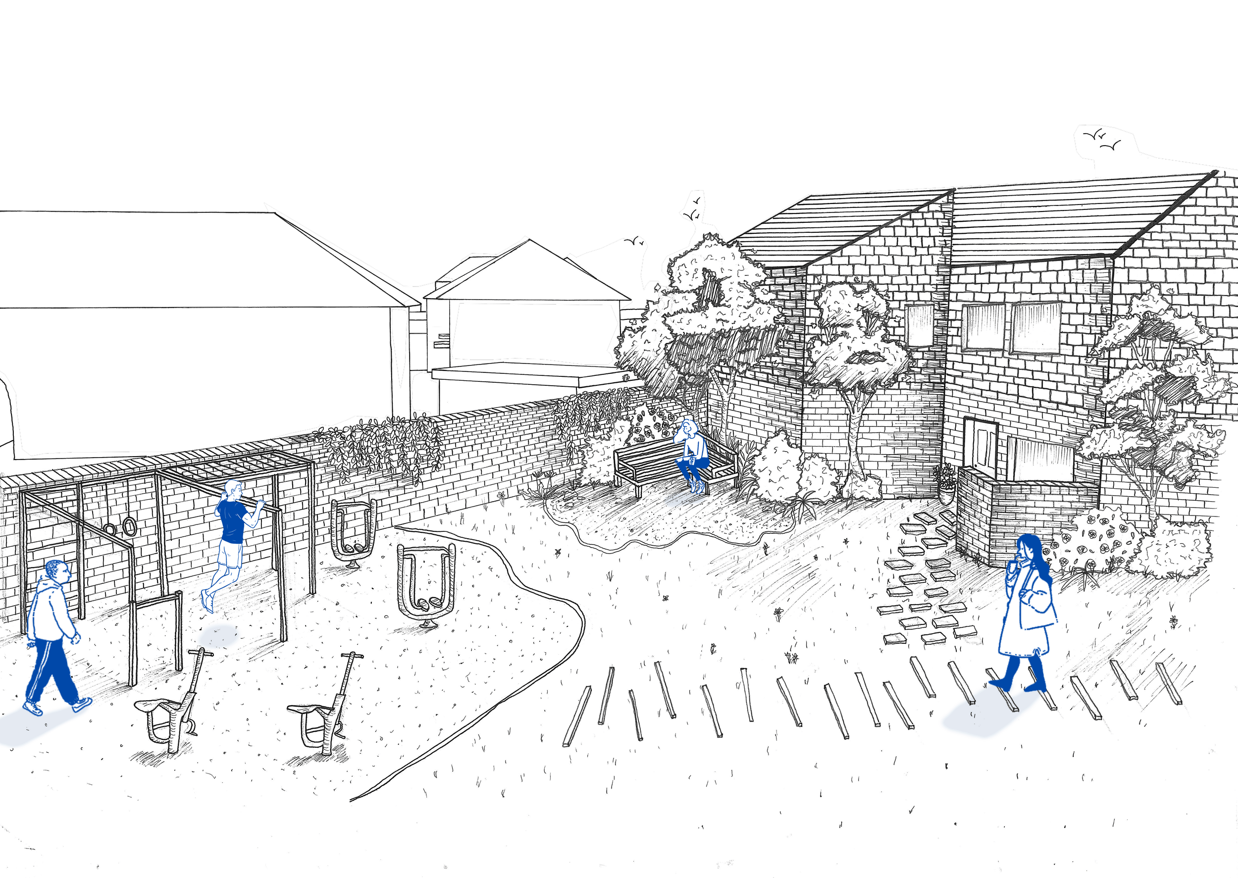 illustrating the landscape drawing 2