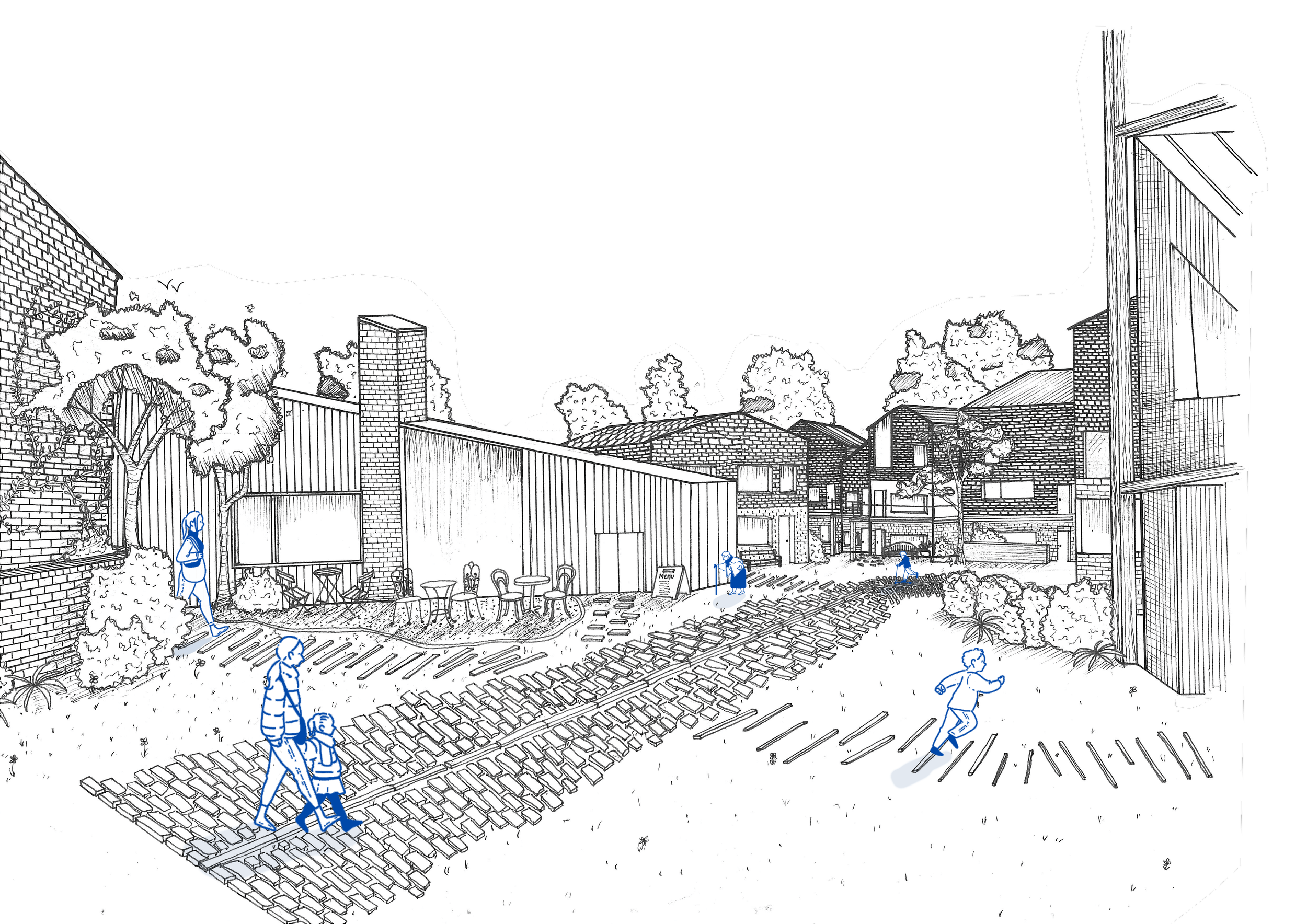 Illustrating the landscape drawing 1