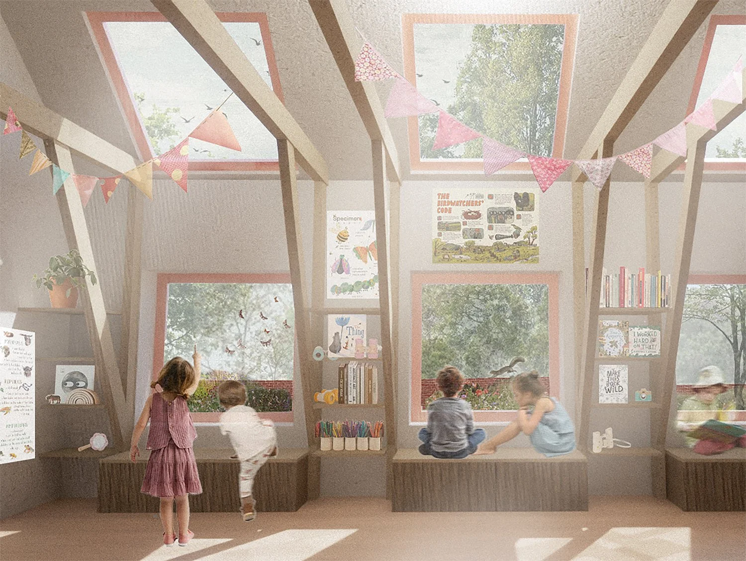 Observation pavillion render