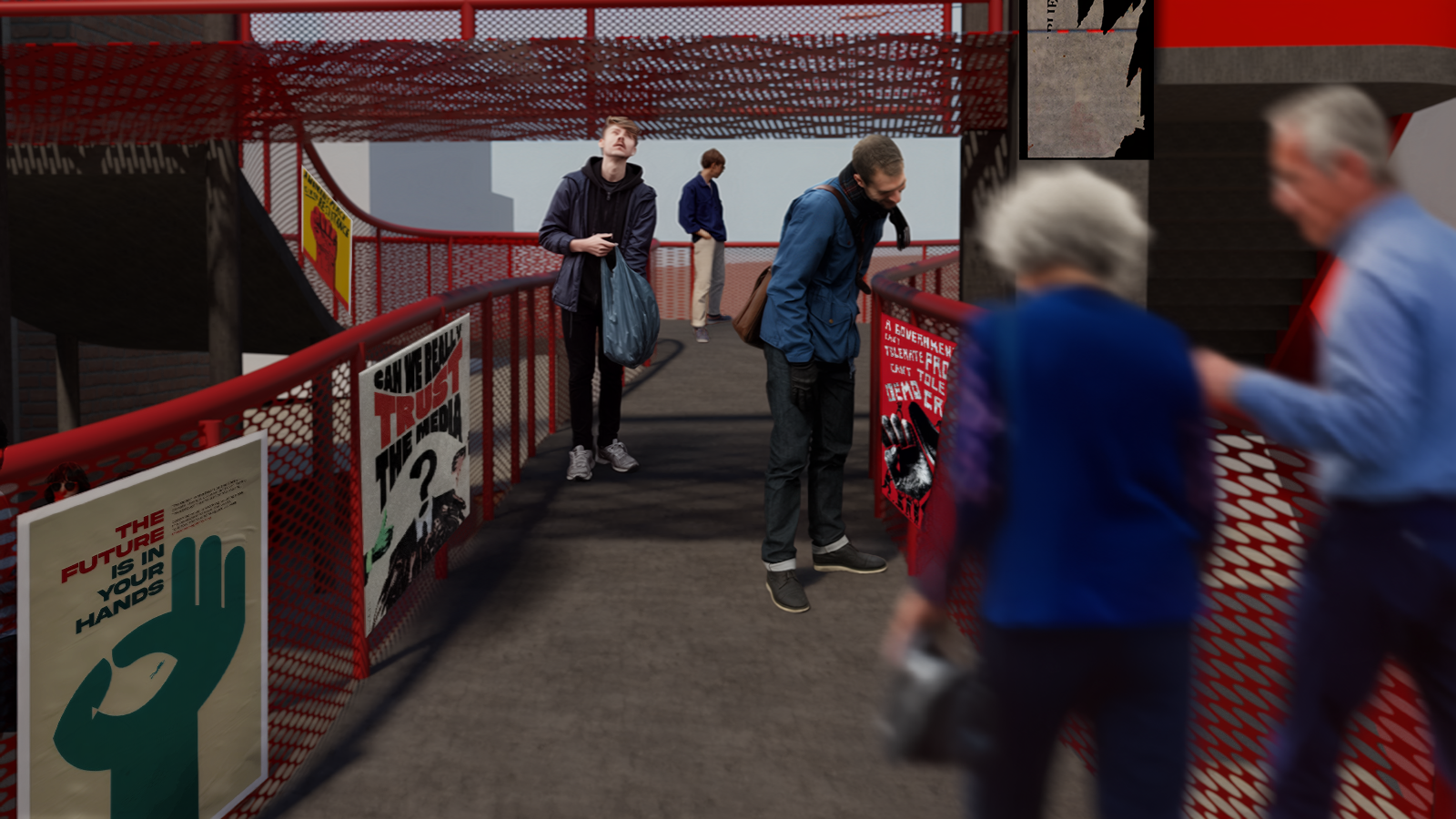 Rendered View on the Ramp