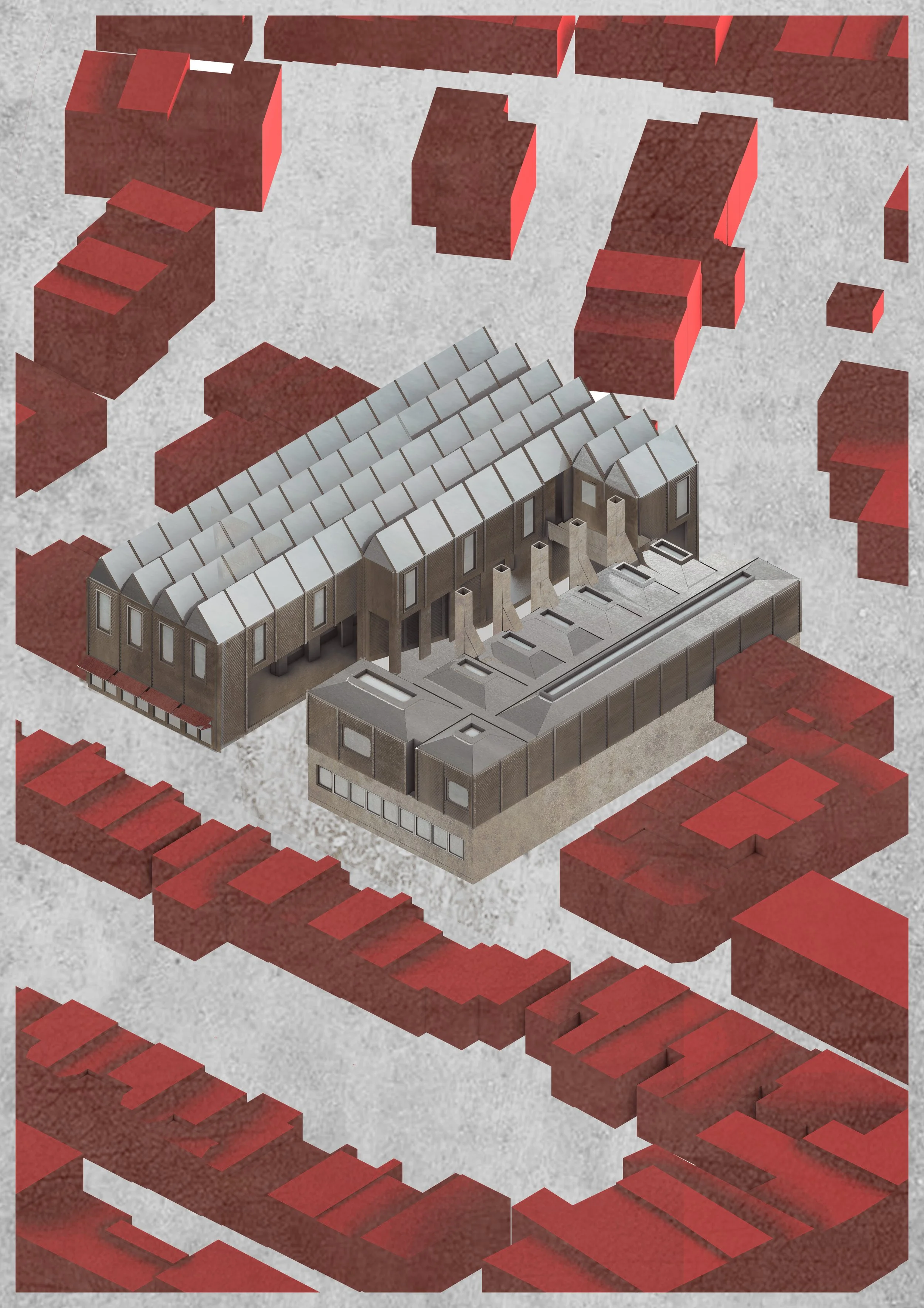 Arts Market Axonometric