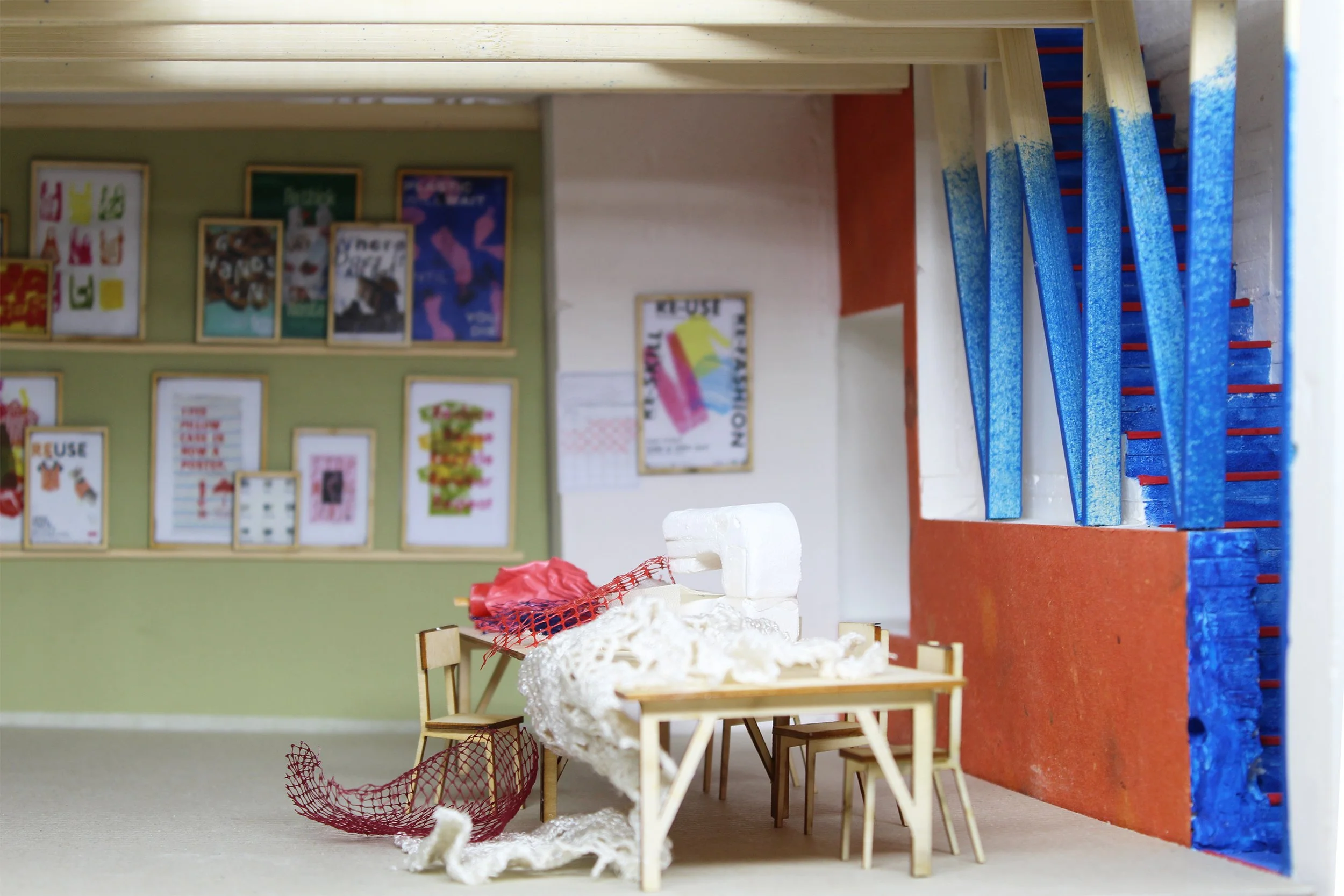 Soft waste Sewing Machine Table