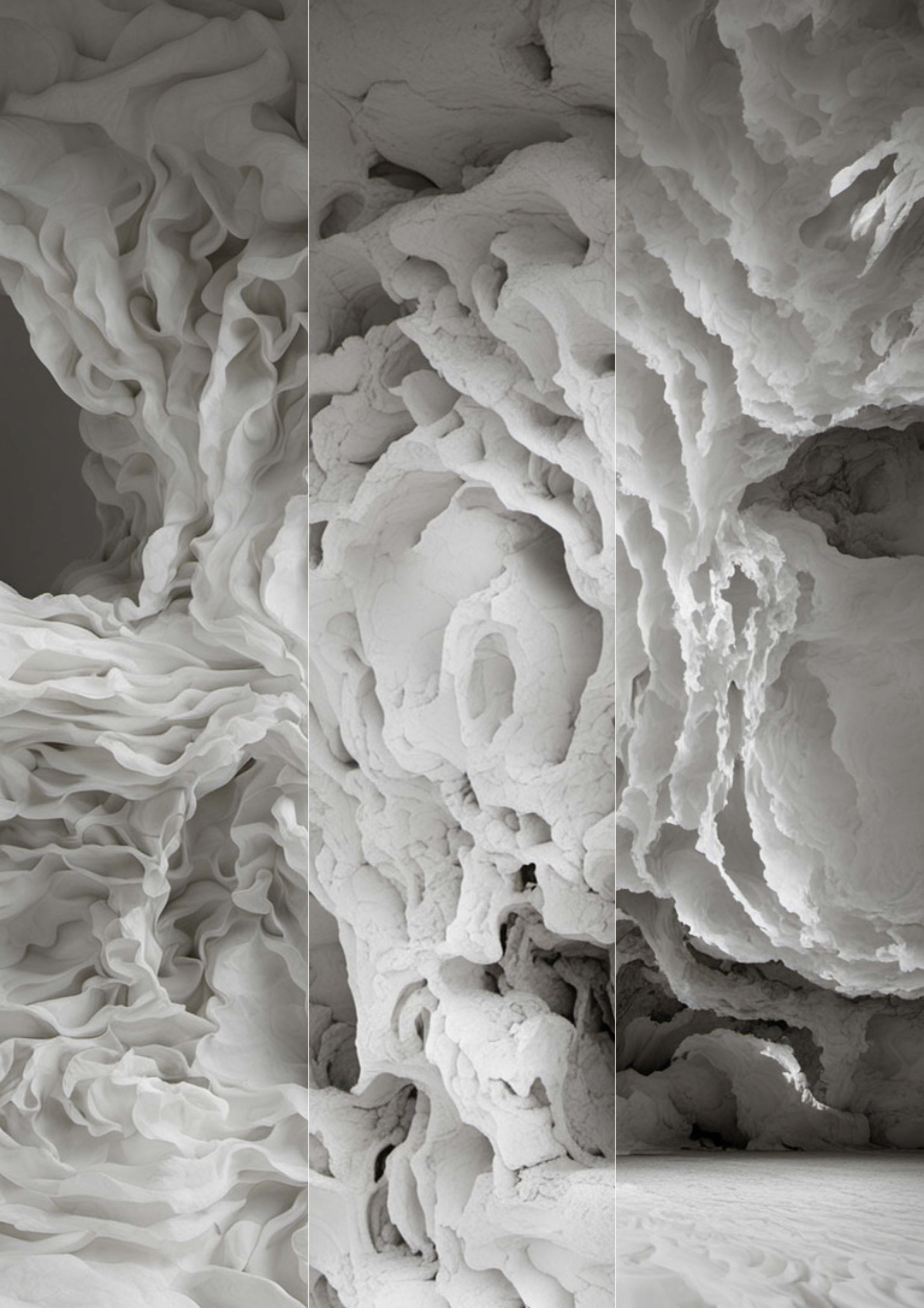 Meditation Space Visions (Fabric Painter, Tree Sculptor, Time Poet)