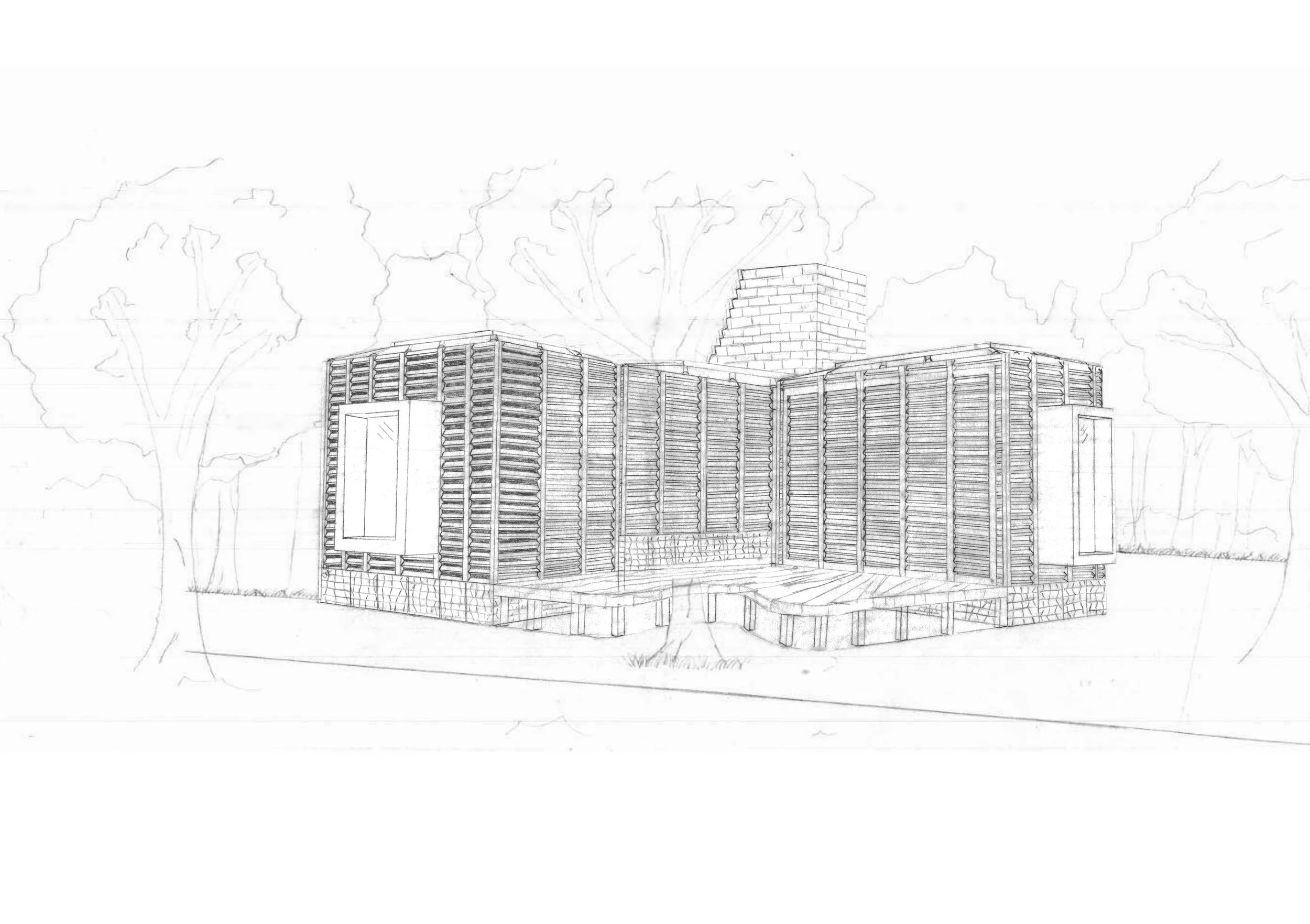 Pottery Studio exterior drawing