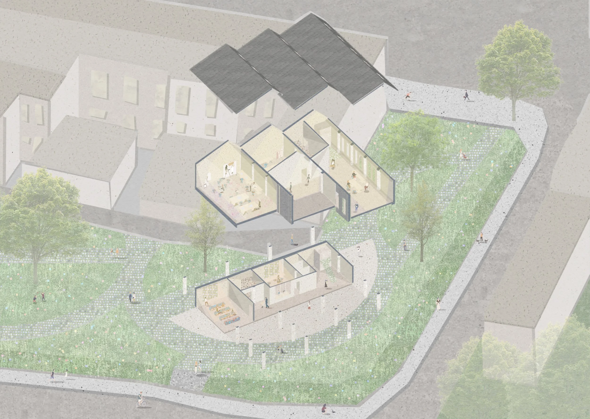 Creative Building Axonometic View