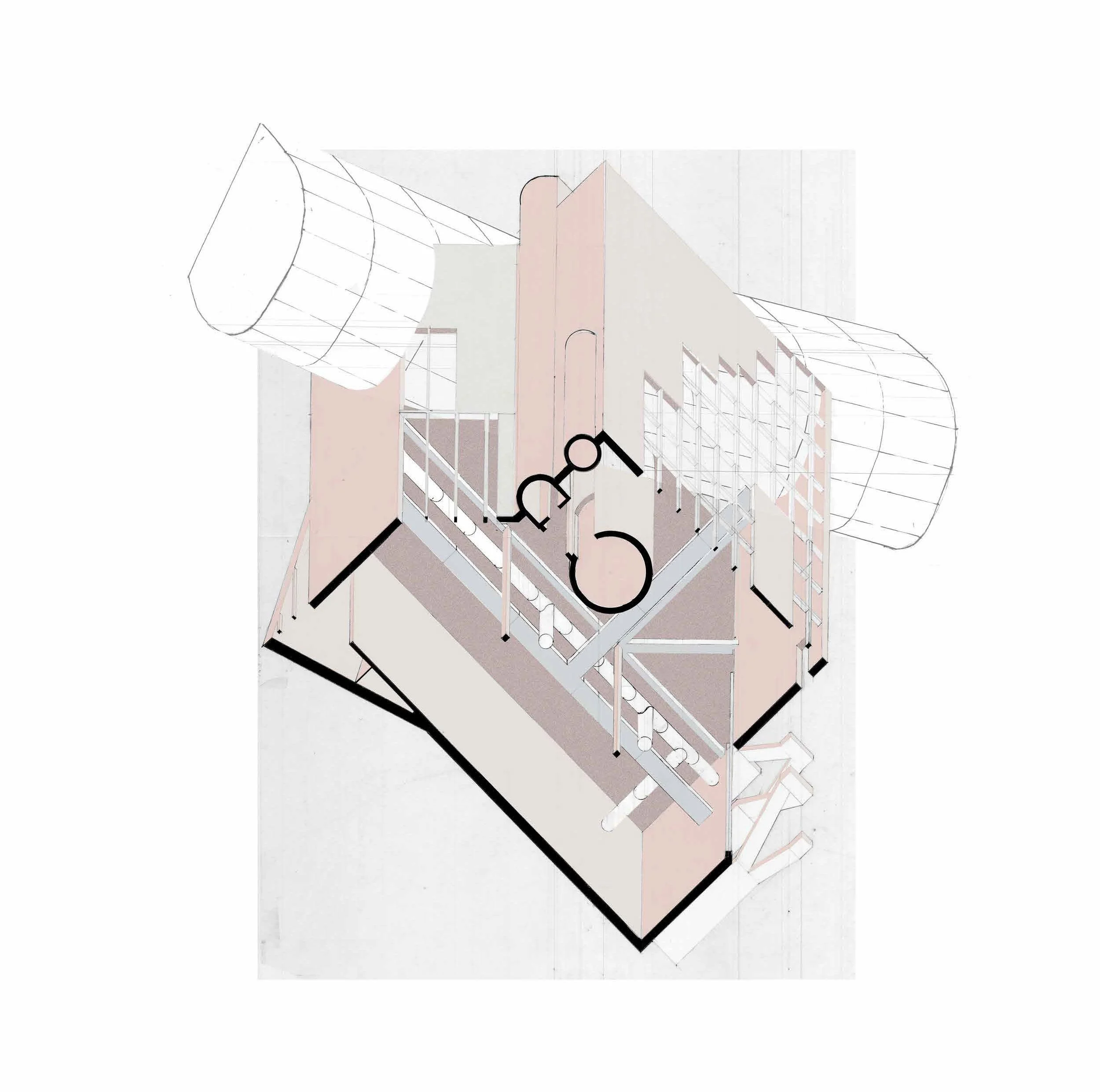 TIT Hall Axonometric