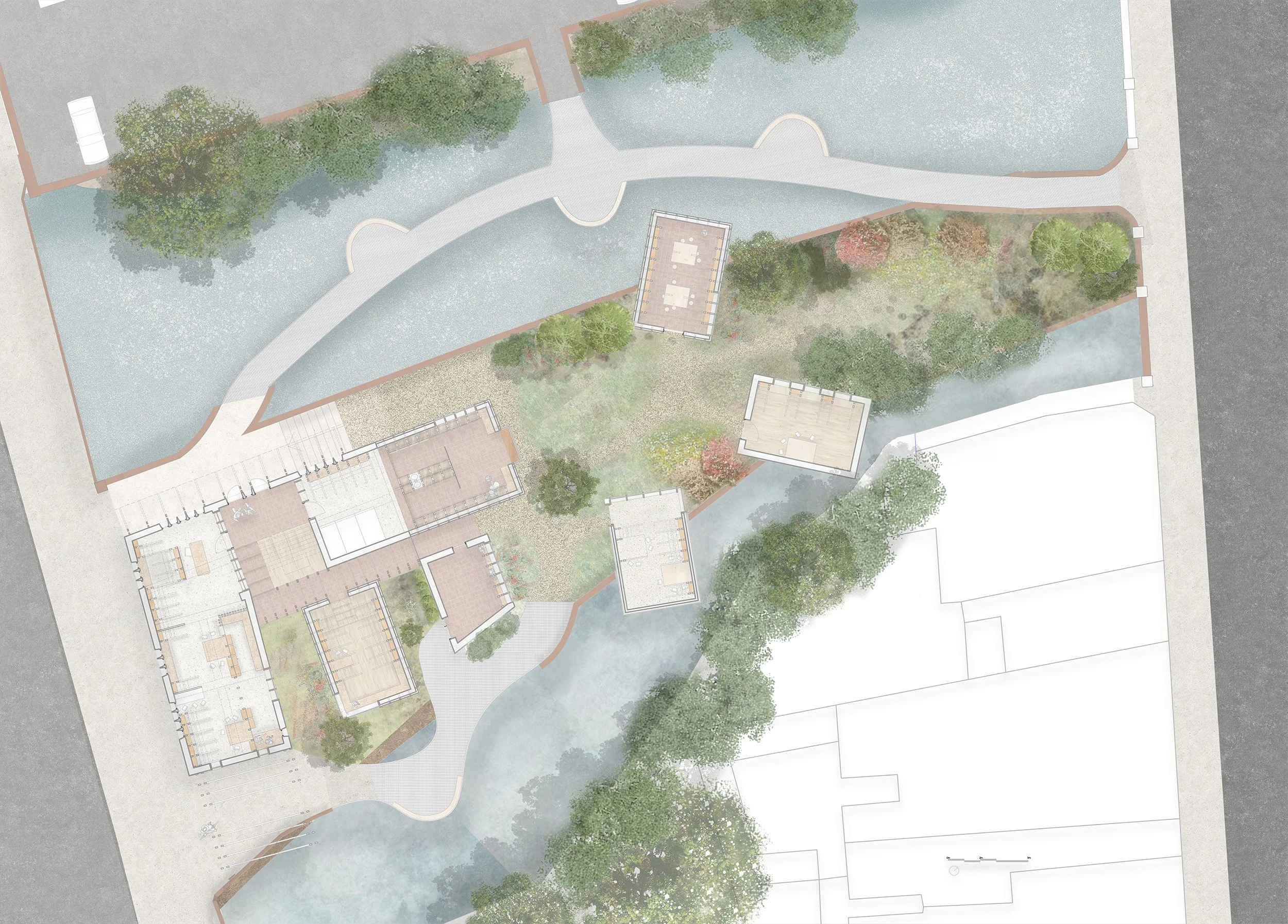 Ground Plan 1-100 colour render
