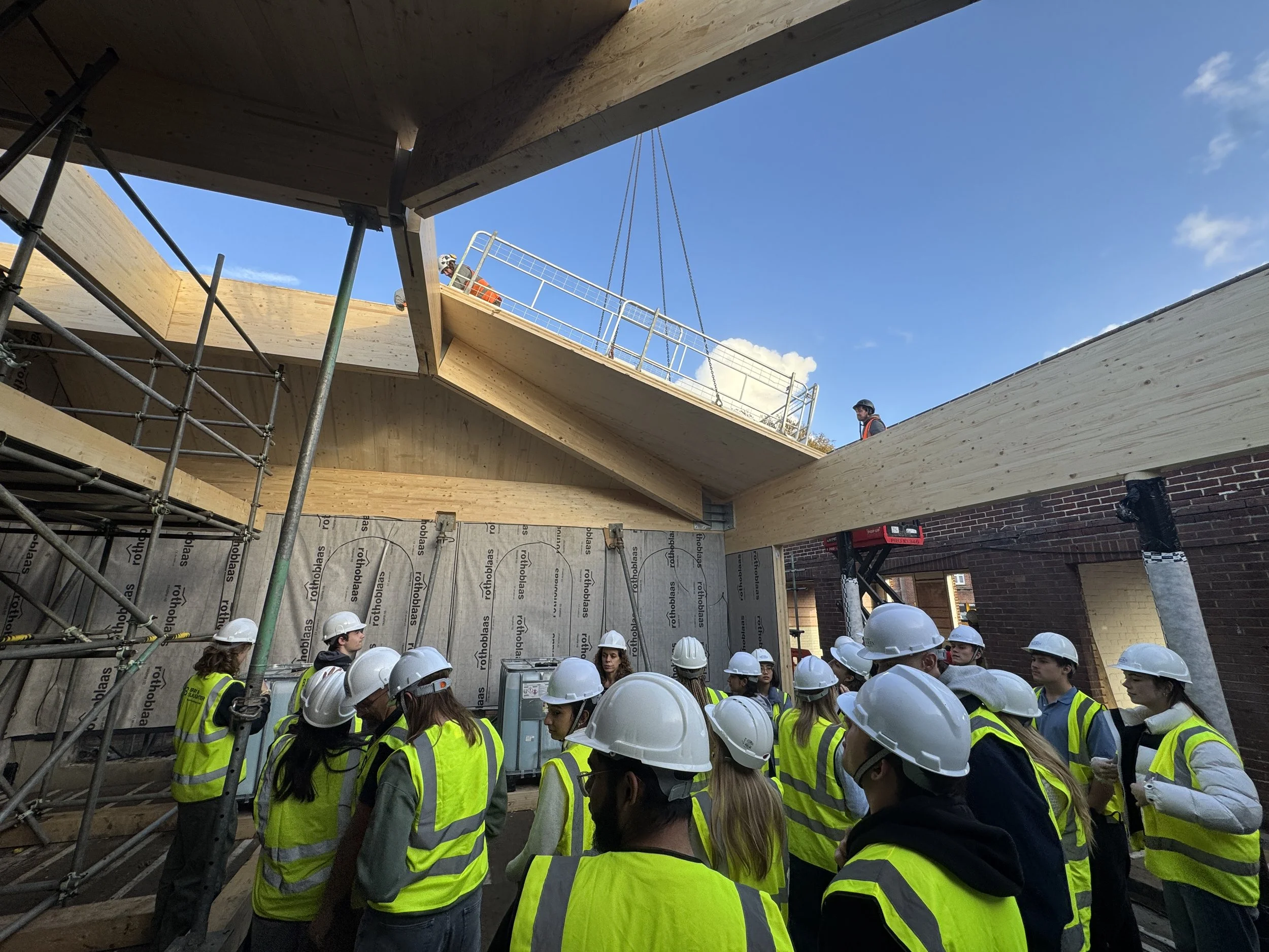 Watching CLT being Installed