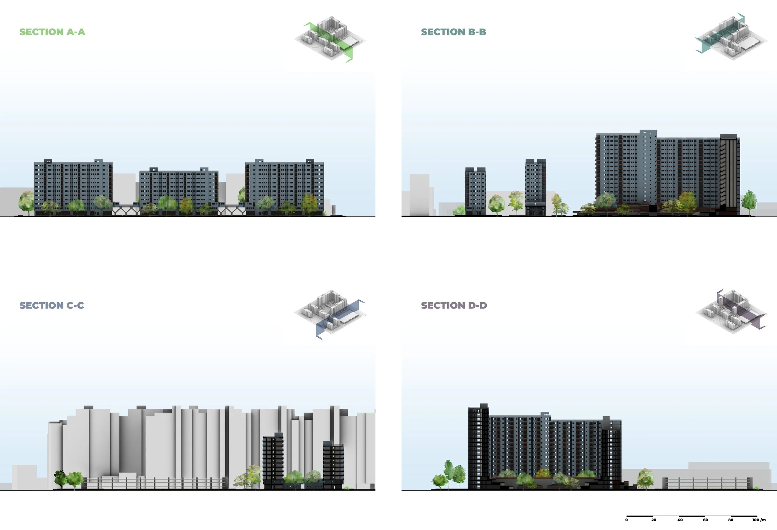 Section Drawings-Building Scale and Massing