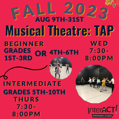Musical Theatre: TAP CLASS (4weeks)