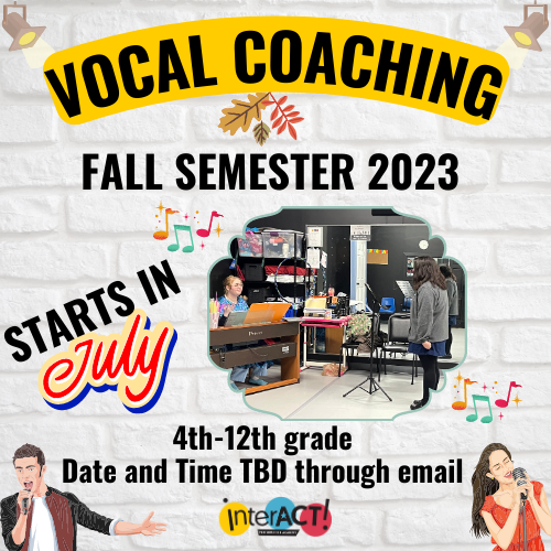 Ms. Vivian Voice Coaching Summer Session