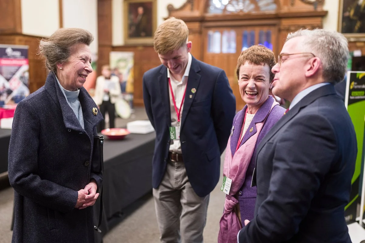 The Lord-Lieutenant was honoured to welcome HRH The Princess Royal to Oxford last Thursday for her visit to the 2026 Oxford Farming Conference.

Her Royal Highness joined delegates during the afternoon programme and, as Honorary President, delivered 