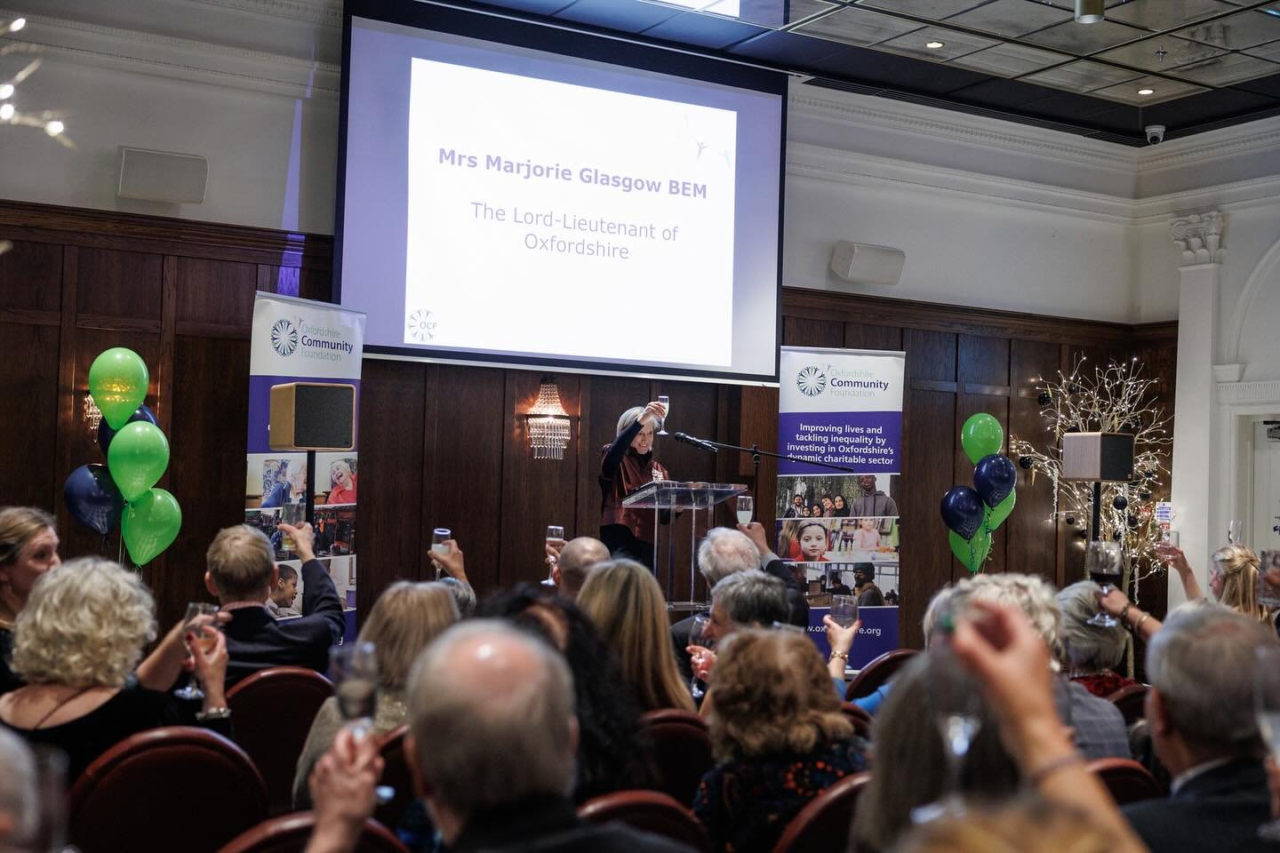 The Lord-Lieutenant was honoured to celebrate 30 years of transformative work by the Oxfordshire Community Foundation at their anniversary reception at The Randolph Hotel in Oxford. 
 
From grassroots charities to inspiring philanthropic partnerships