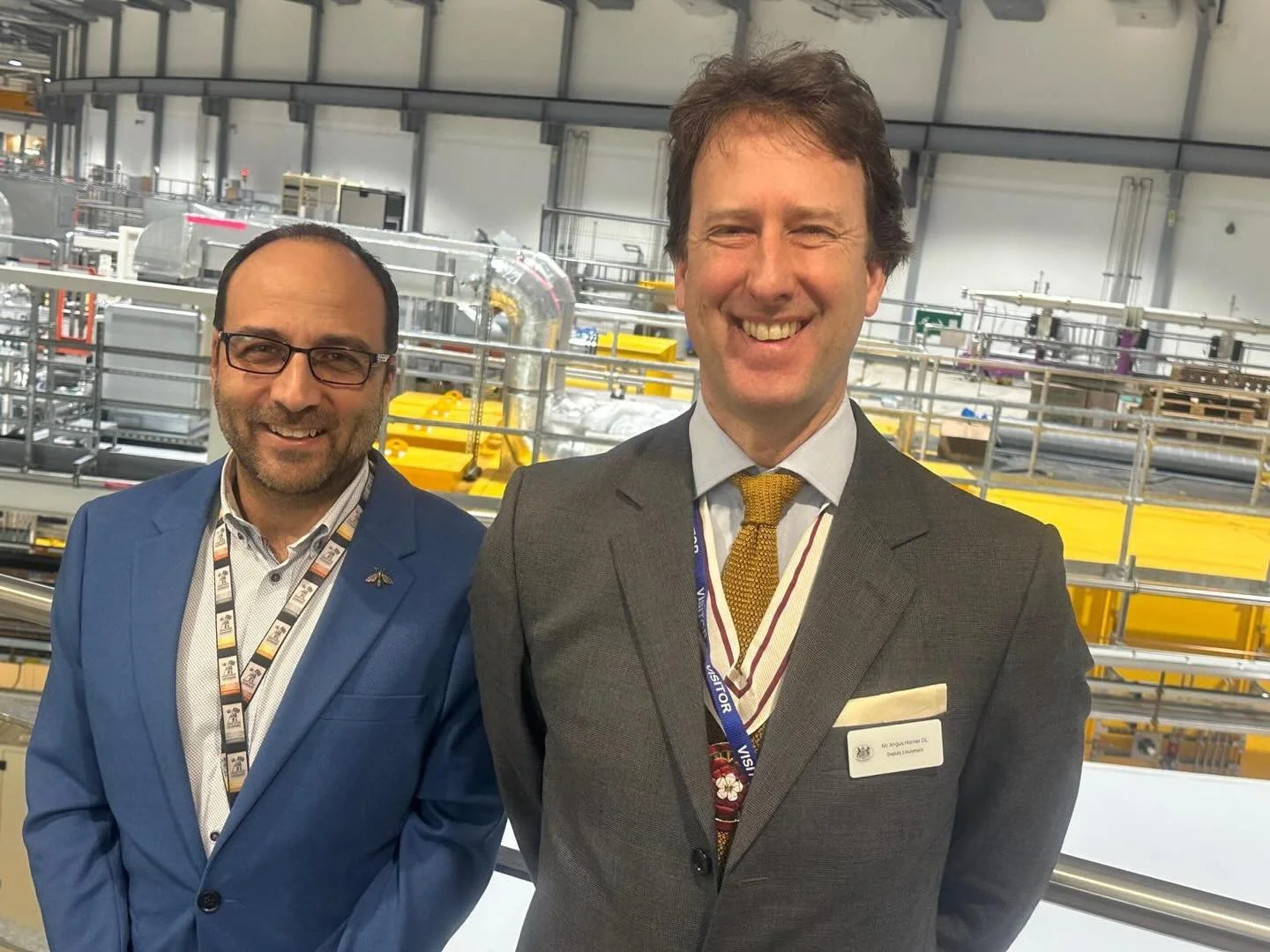 Deputy Lieutenant Angus Horner DL represented His Majesty&rsquo;s Lord-Lieutenant of Oxfordshire at the opening of the new Diamond Extension Building at Diamond Light Source on the Harwell Science &amp; Innovation Campus.

The Diamond-II upgrade proj