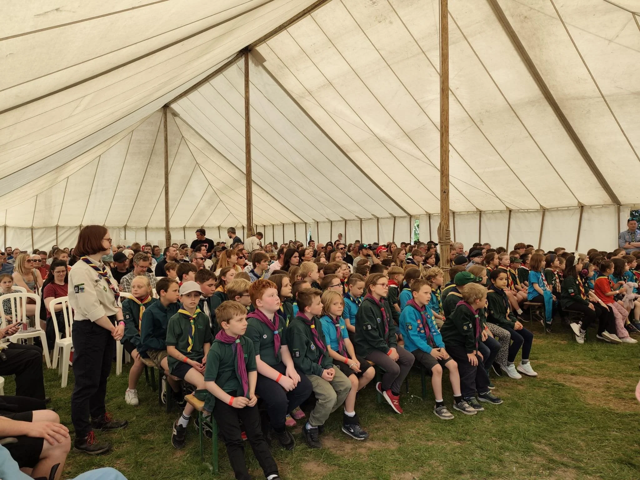Deputy Lieutenant John May was delighted to present awards at the Oxfordshire Scouts Annual Awards celebration day to young people who have achieved their top awards in their Scout sections.

The event took place on Saturday 9 May 2026 at Youlbury Sc