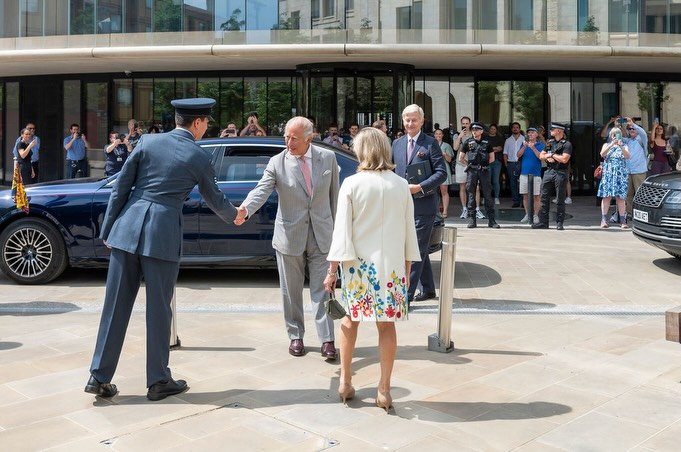 On Friday 10th July, The Lord-Lieutenant was delighted to receive His Majesty The King for a varied day of engagements which illustrated the extraordinary breadth of activity and talent in our County.
His Majesty officially opened the Stephen A. Schw