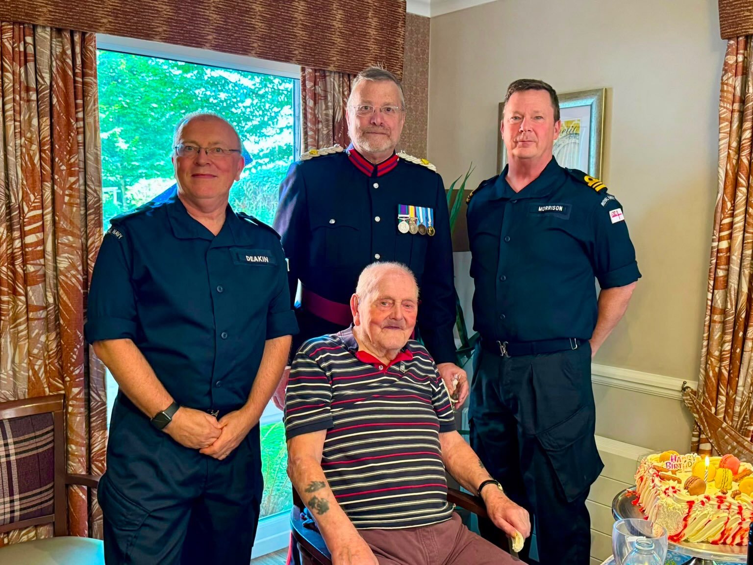 On Wednesday 22nd July we celebrated a happy 101st birthday for Stanley &ldquo;Gus&rdquo; Rawlings, who served in the Royal Navy.

The Lord-Lieutenant and everyone at the Oxfordshire Lieutenancy send Gus their warmest congratulations and very best wi