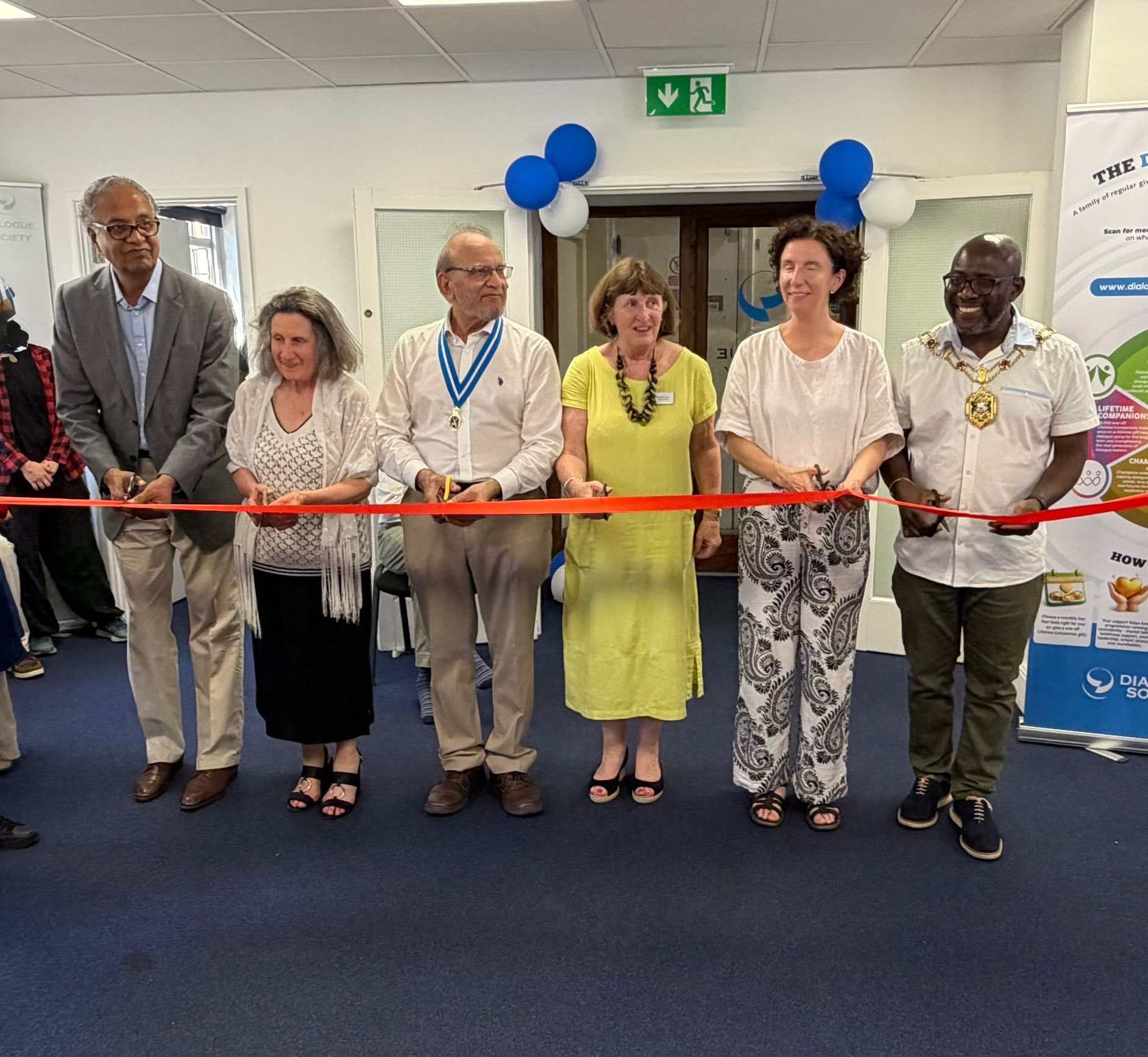 His Majesty&rsquo;s Deputy Lieutenant of Oxfordshire, Mrs Moira Darlington DL, was pleased to attend the opening ceremony of Dialogue Society Oxford&rsquo;s new office on Cornmarket Street.

Mrs Darlington cut the ribbon and spoke about the importanc