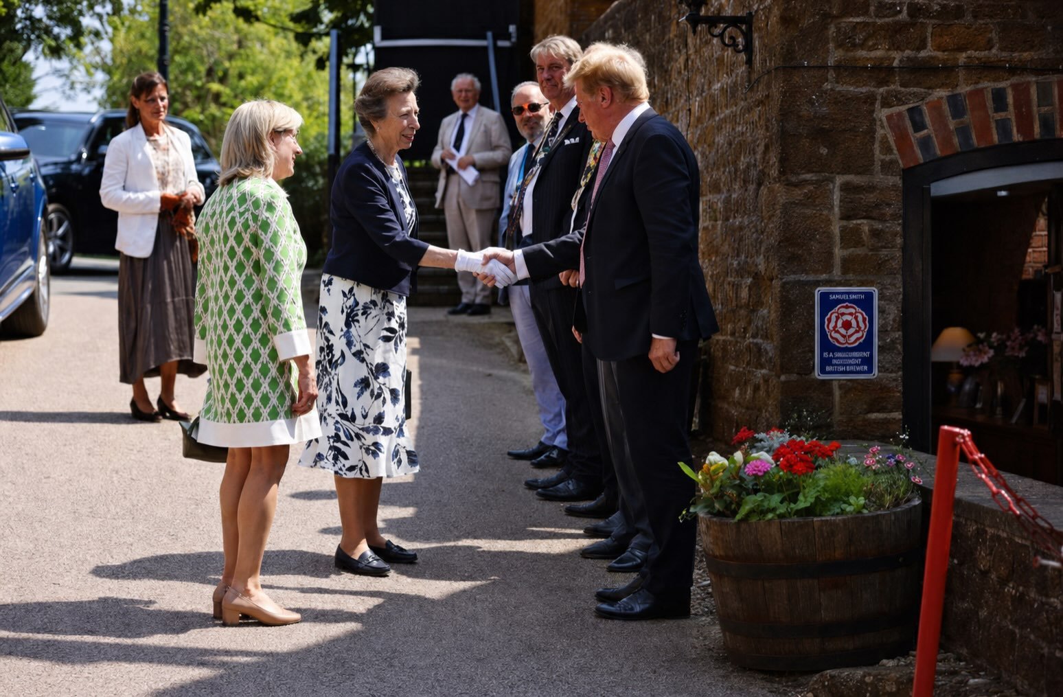 On Thursday 9 July, Her Royal Highness The Princess Royal visited Hook Norton Brewery, where she was received by the Lord-Lieutenant.

Her Royal Highness toured the historic brewery, met staff and members of the local community, and unveiled a plaque