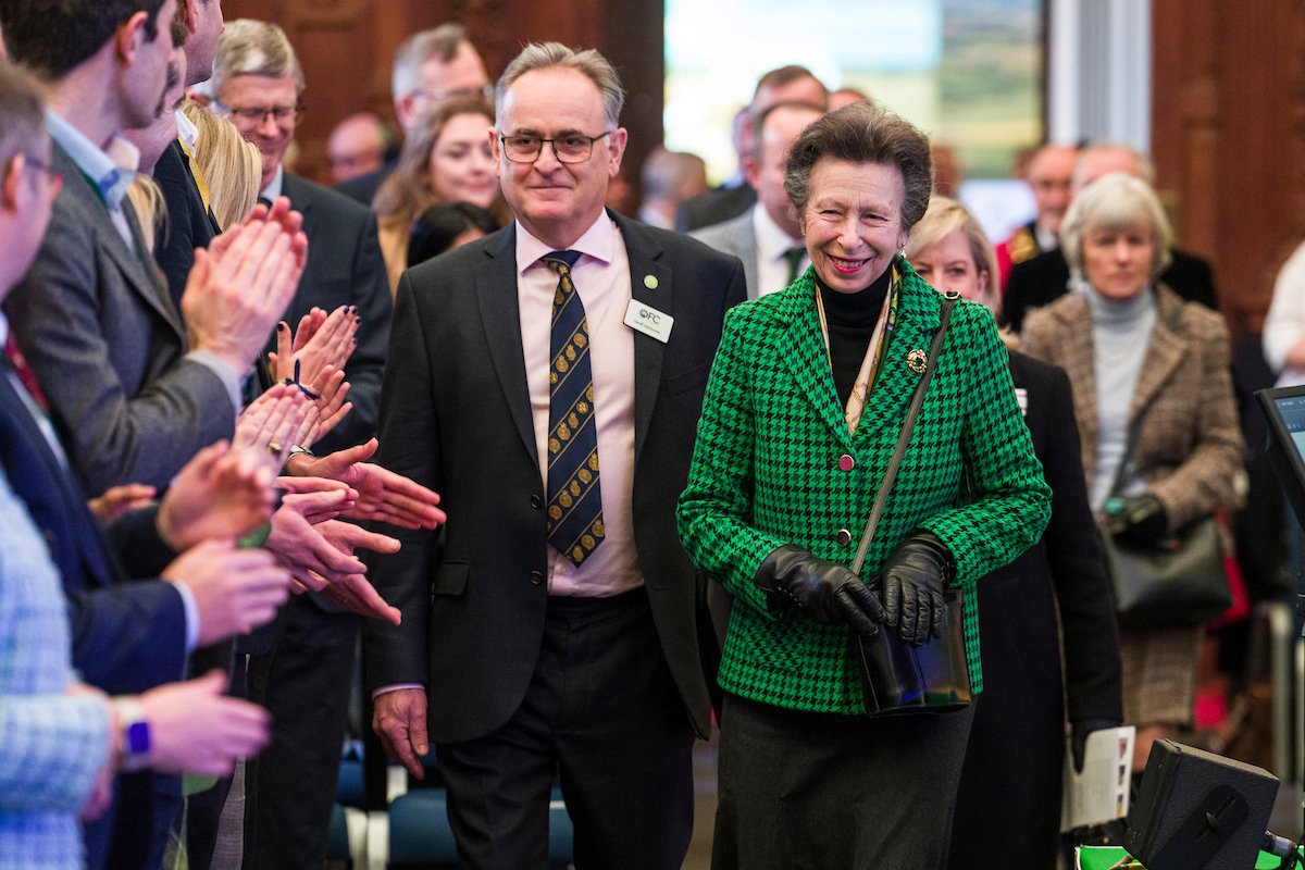 HRH The Princess Royal attends the Oxford Farming Conference