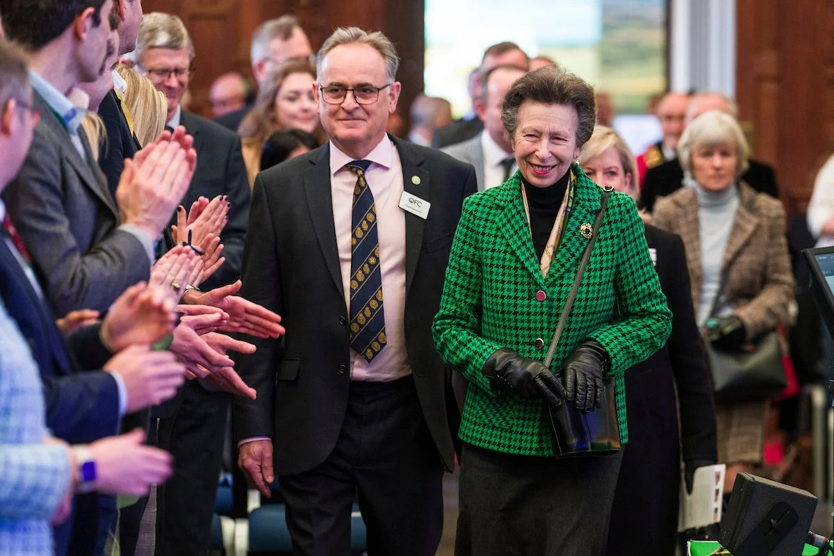 HRH The Princess Royal attends the Oxford Farming Conference