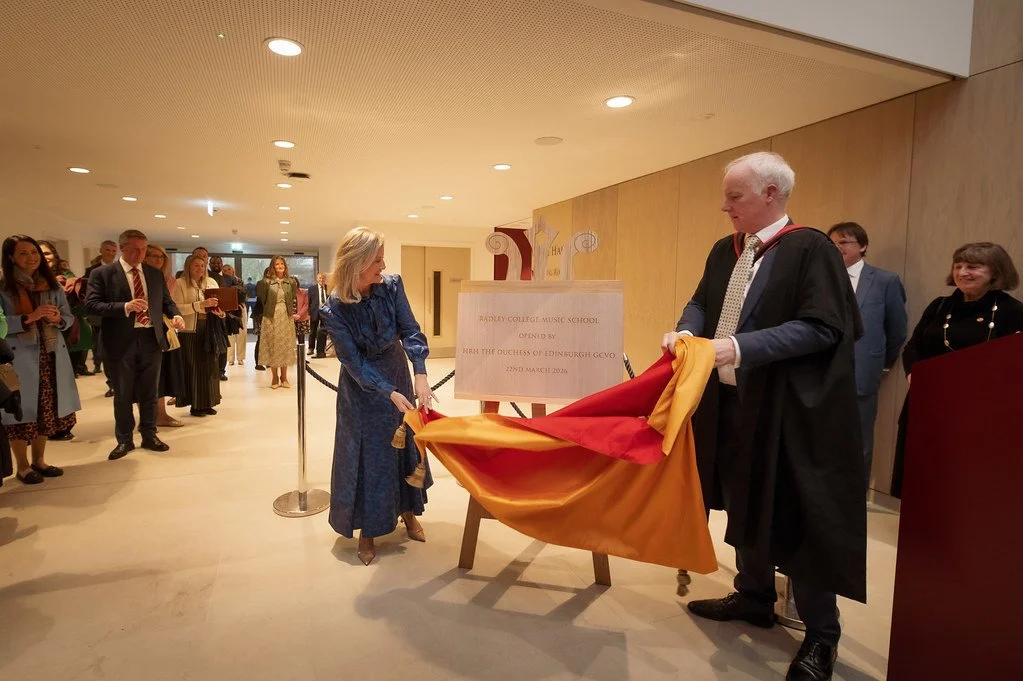 The Duchess of Edinburgh opens Radley College’s Music School