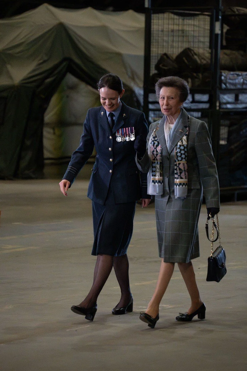 The Princess Royal visits the Tactical Medical Wing at RAF Brize Norton