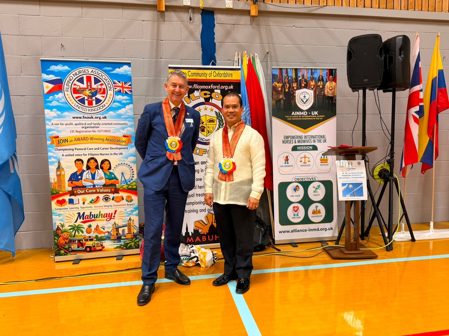 On Saturday 22nd August, His Majesty&rsquo;s Deputy Lieutenant Mr Richard Venables DL spent an uplifting morning at the third annual Healthcare Workers Diversity Volleyball Tournament at Oxford Brookes University. Organised by Dr Ariel Lanada DL, Cha