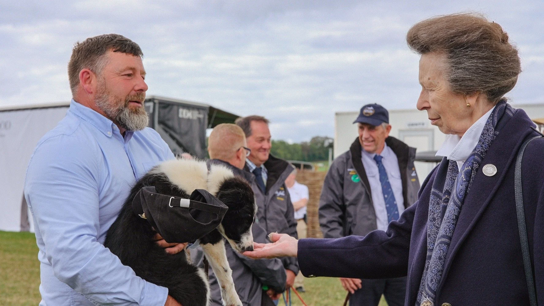 The Lord Lieutenant was delighted to welcome Her Royal Highness The Princess Royal back to Oxfordshire for the International Sheep Dog Trials at Daylesford, organised by the International Sheep Dog Society (ISDS).&ensp;&ensp;&ensp;&ensp; 

The Prince