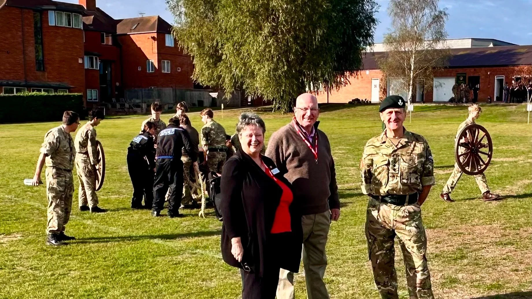 Last Sunday, 11th October, Deputy Lieutenants Ron Spurs, Alison Rooke and Alex Barnes (pictured here as Honorary Colonel) represented The Oxfordshire Lieutenancy at the Oxfordshire Cadet Competition at Radley College. It was an excellent day of teamw