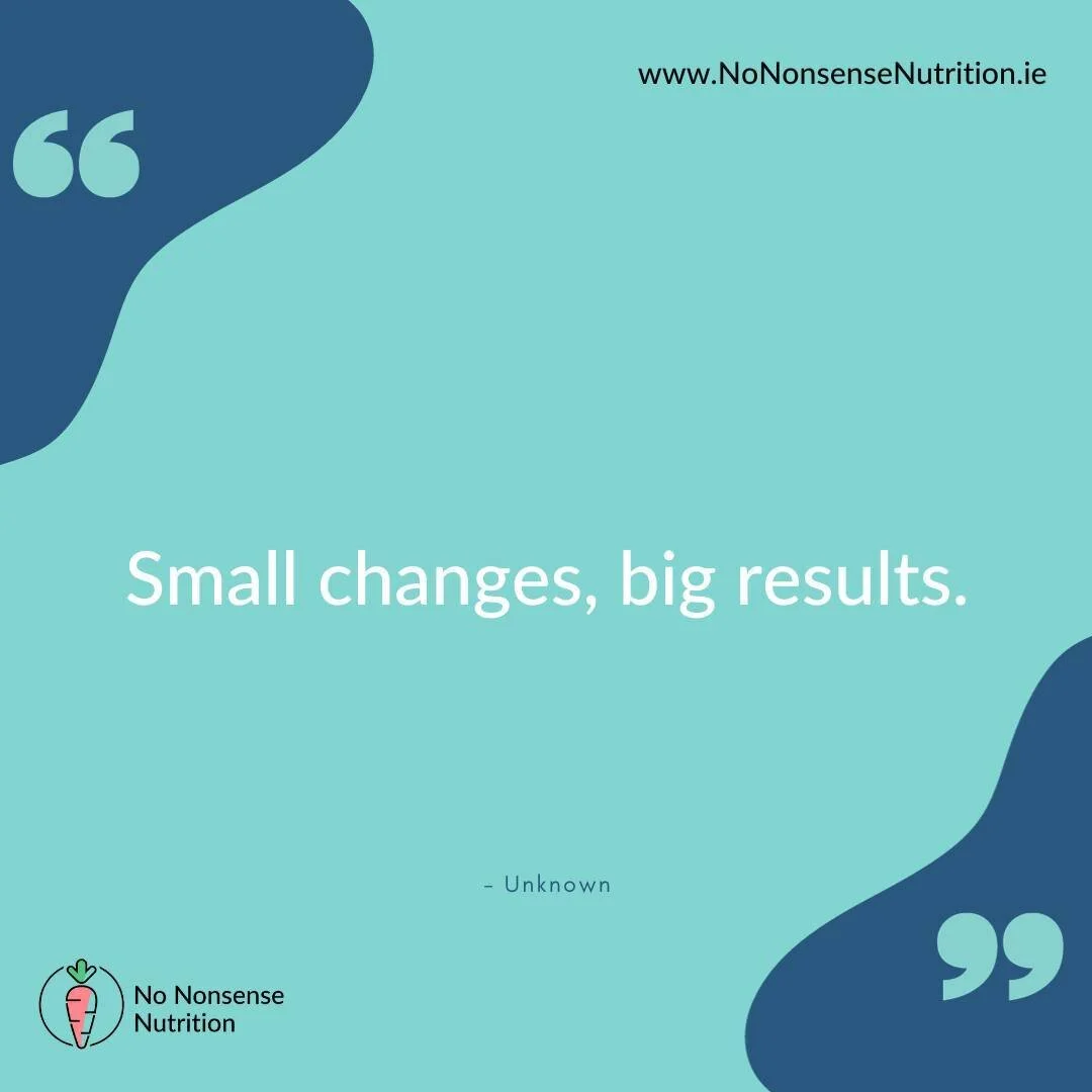 All you need is consistency, time and patience.
Make it easy on yourself, don't rush it! 

#nononsensenutrition #nutritionist #nutritionadvice#weightloss #loseweight #donegal #letterkenny #health #diet #food #fatloss #howtoloseweight #losefat #eating