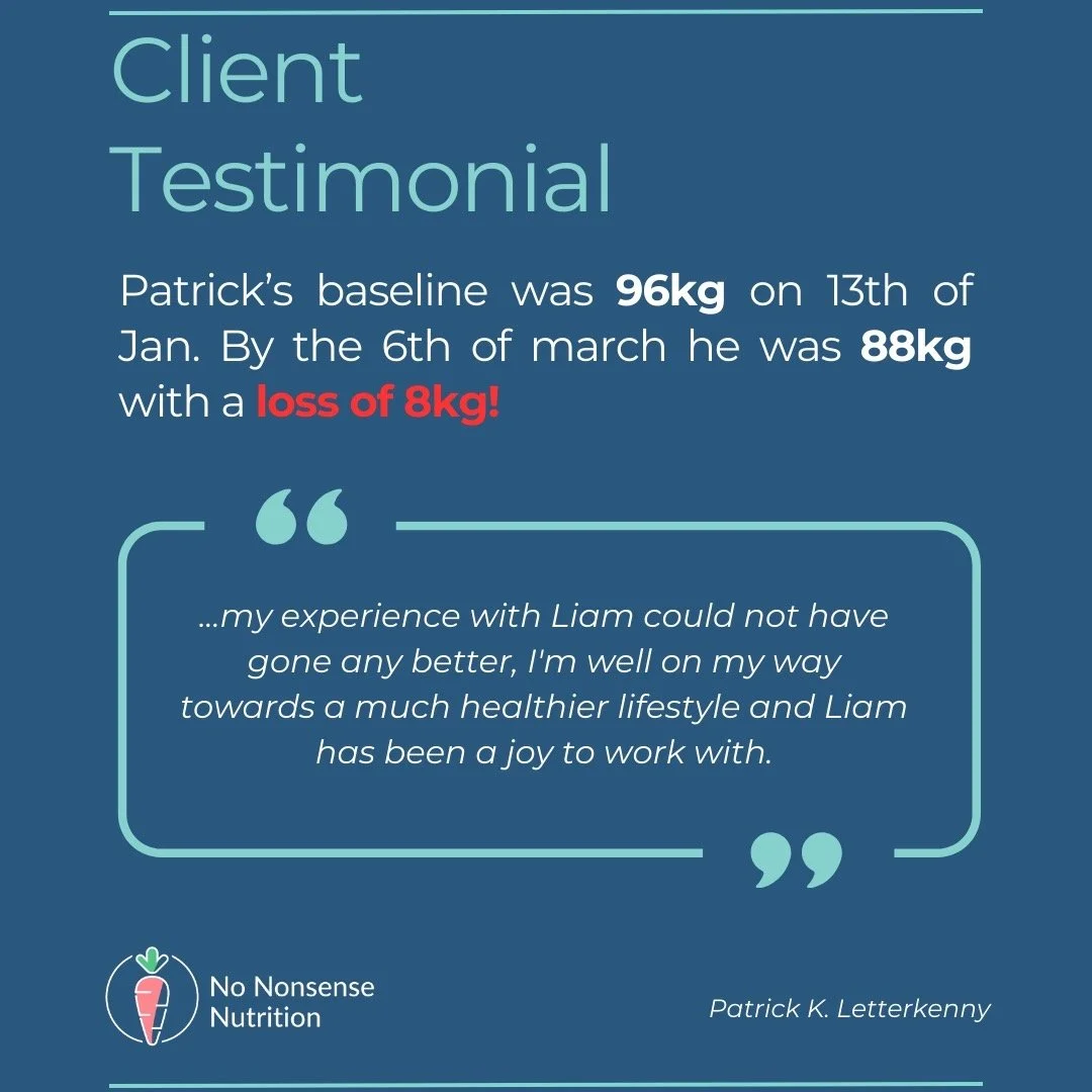 Want to lose weight and your New Year's resolutions didn't work?

Patrick started working with me in January:

&quot;I decided I wanted to shift some weight I've been carrying for far too long and got in touch with Liam. 

He has made this process ve